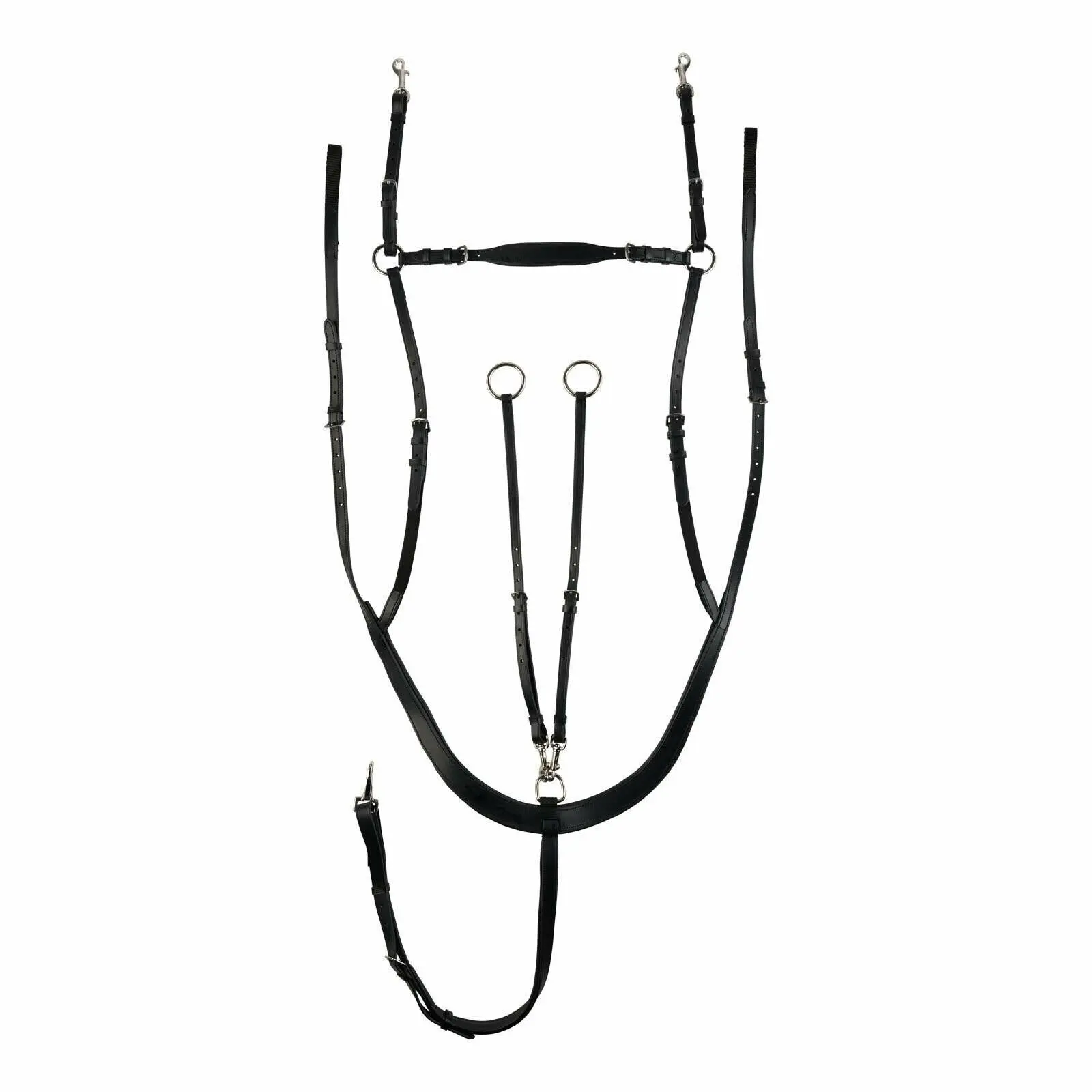 Hunting collar for horse combined with martingale Horze Belgravia