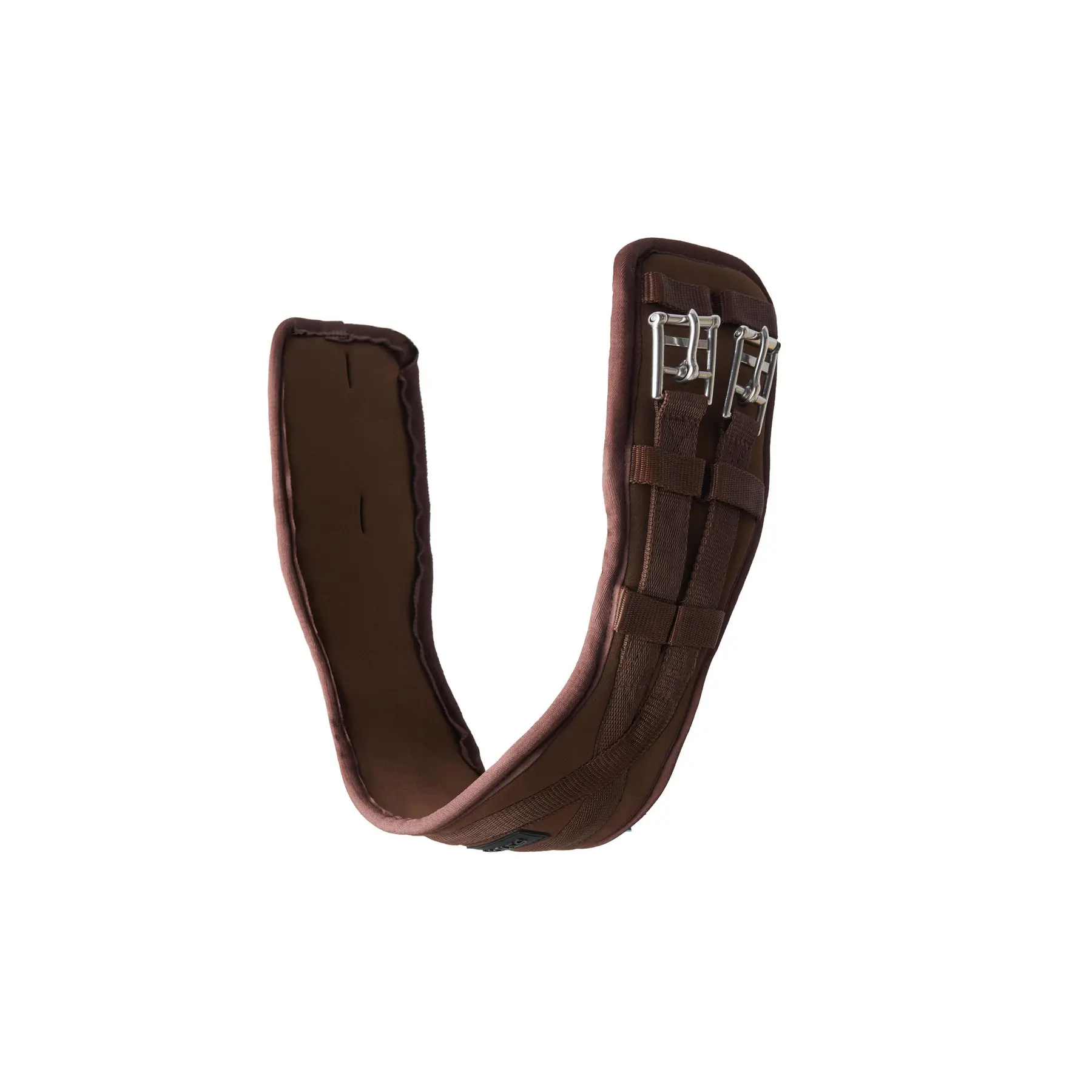Preformed neoprene dressage girth with elastic band Horze Samara