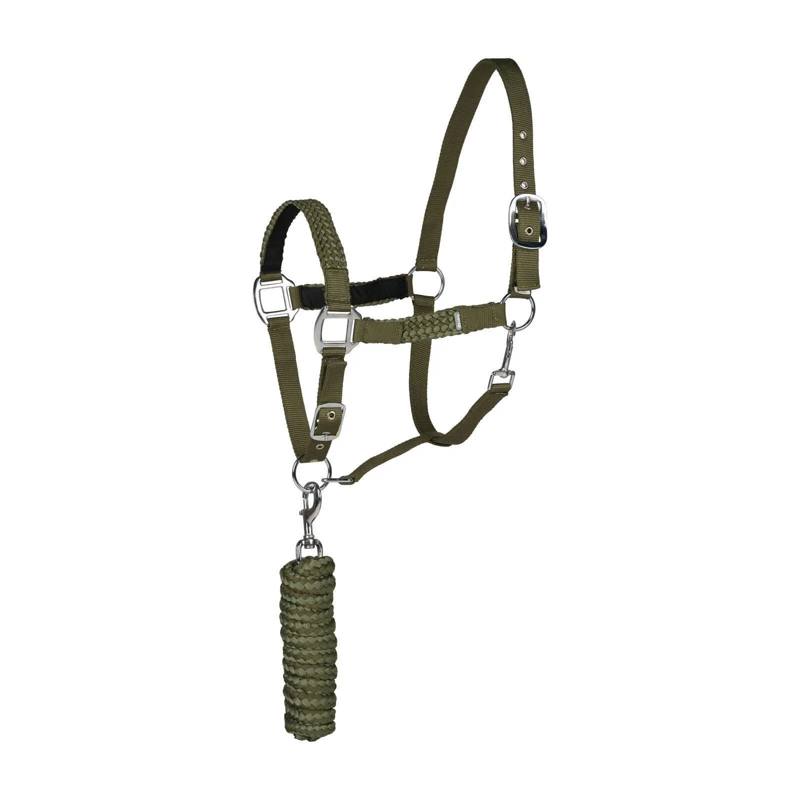 Halter and lead rope set for horse Horze Chicago