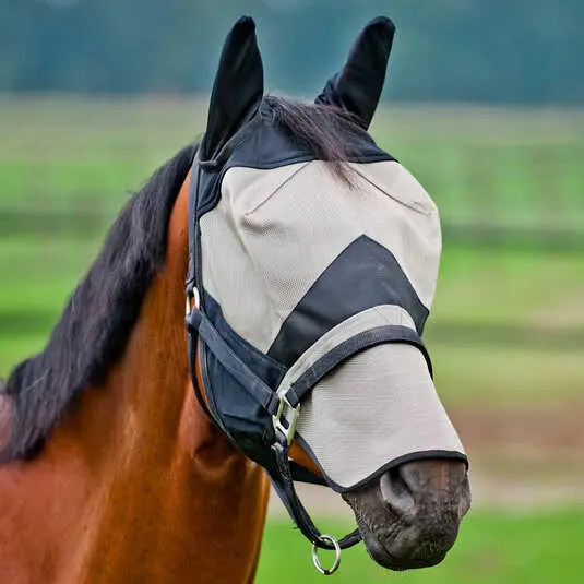 Cappello da cavallo con protezione antimosche Horze