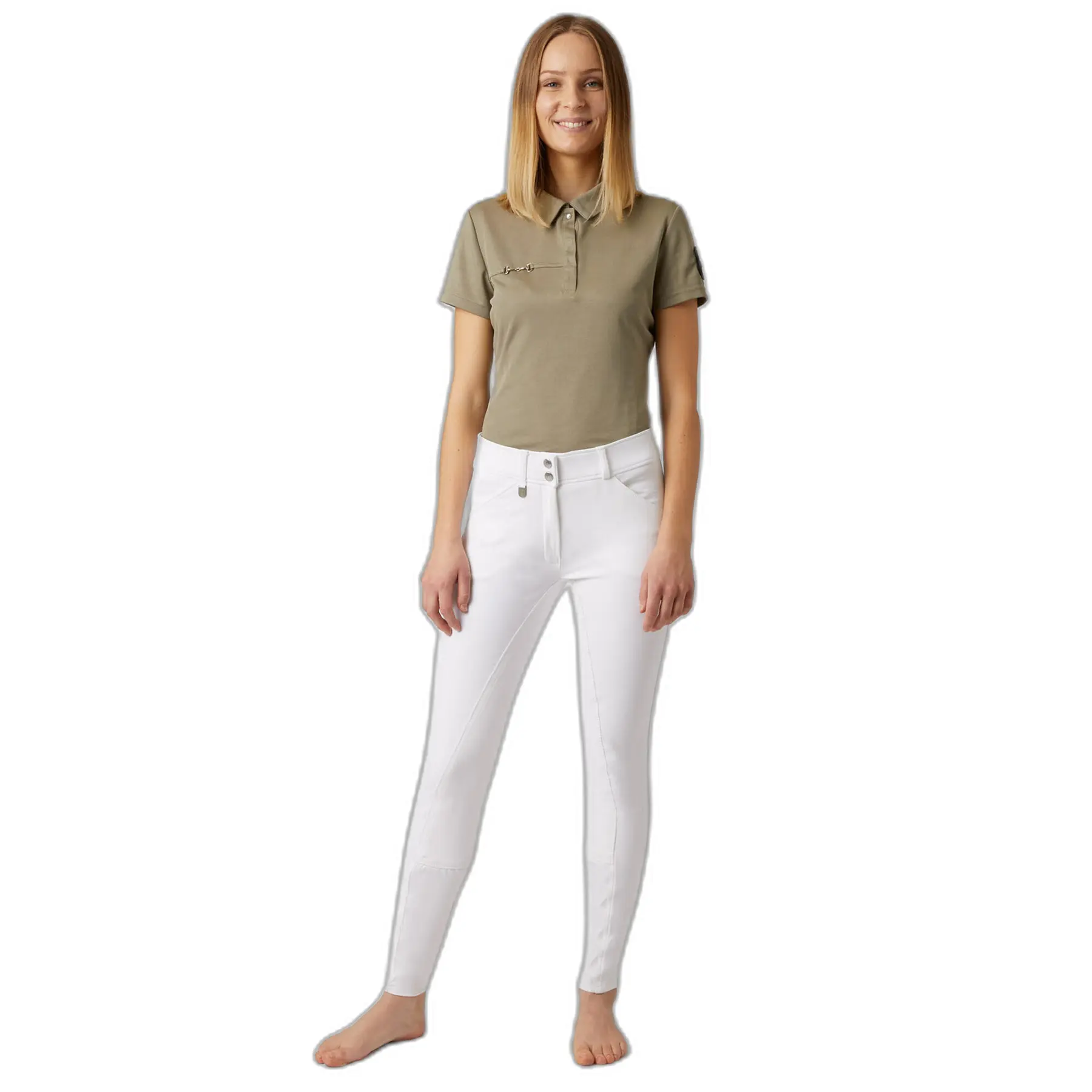 Funktionelles Reit-Poloshirt für Frauen Horze Denise