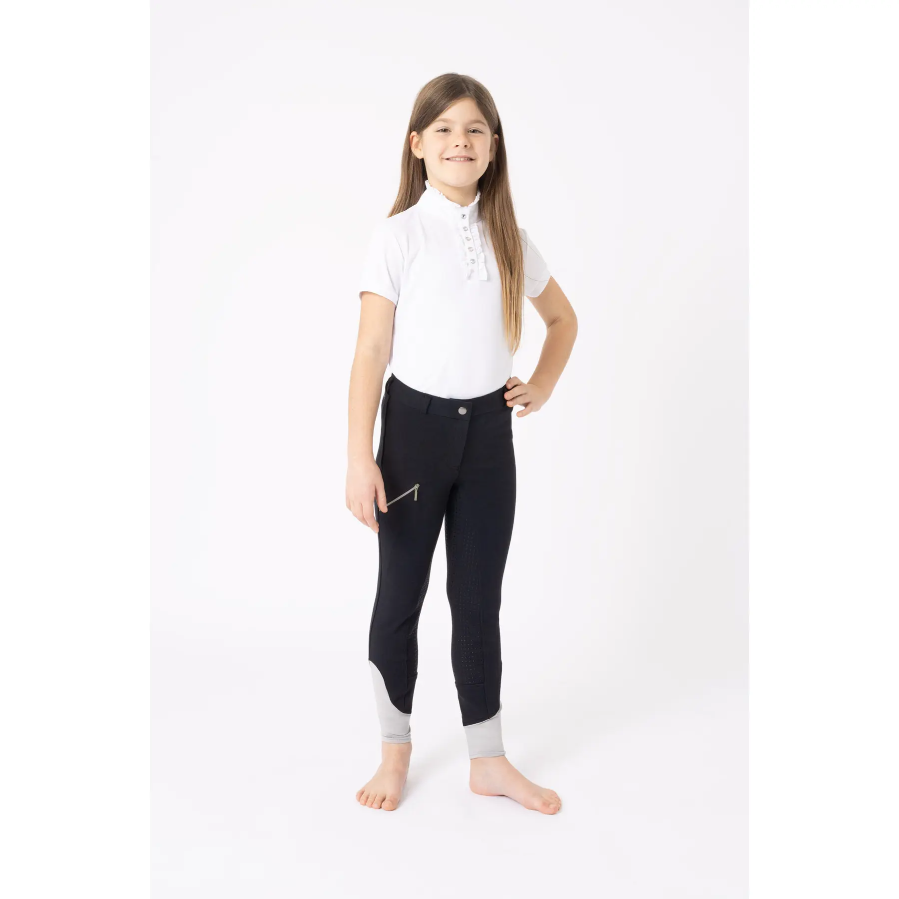 Reitleggings Full Grip, Mädchen Horze Felicia