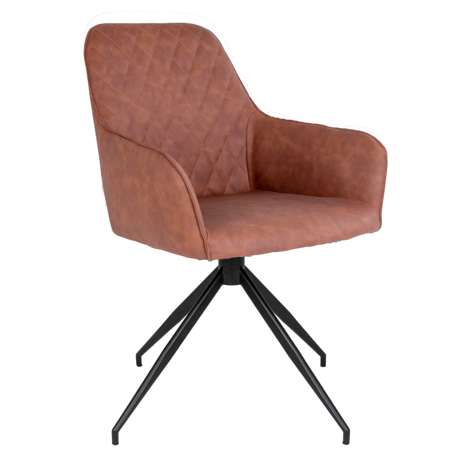 Chaise de salle à manger avec pivotant et pieds noirs House Nordic Harbo Chaise de salle à manger avec pivotant et pieds noirs House Nordic Harbo