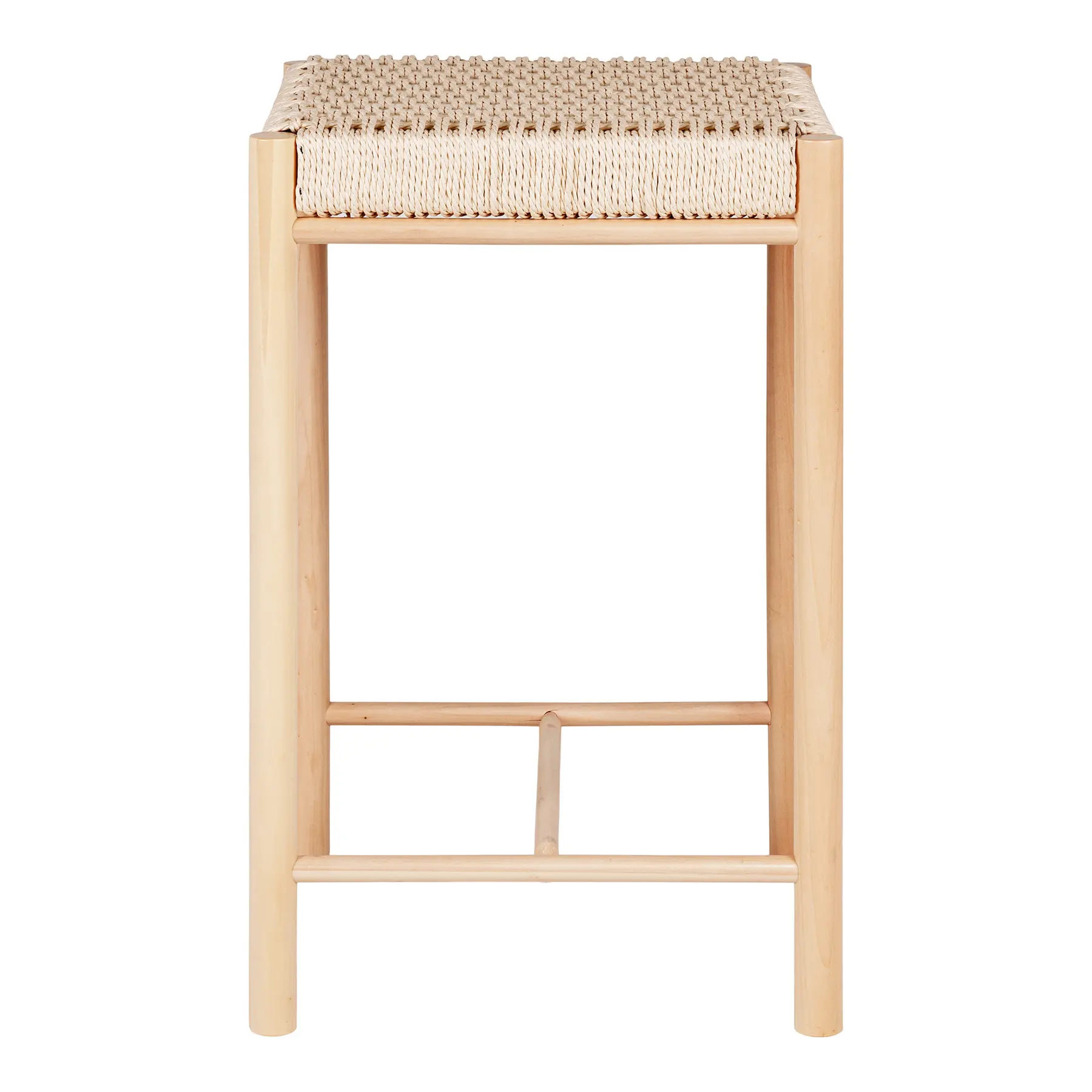 Thekenstuhl Pappel mit Sitzfläche aus Naturweide House Nordic Abano