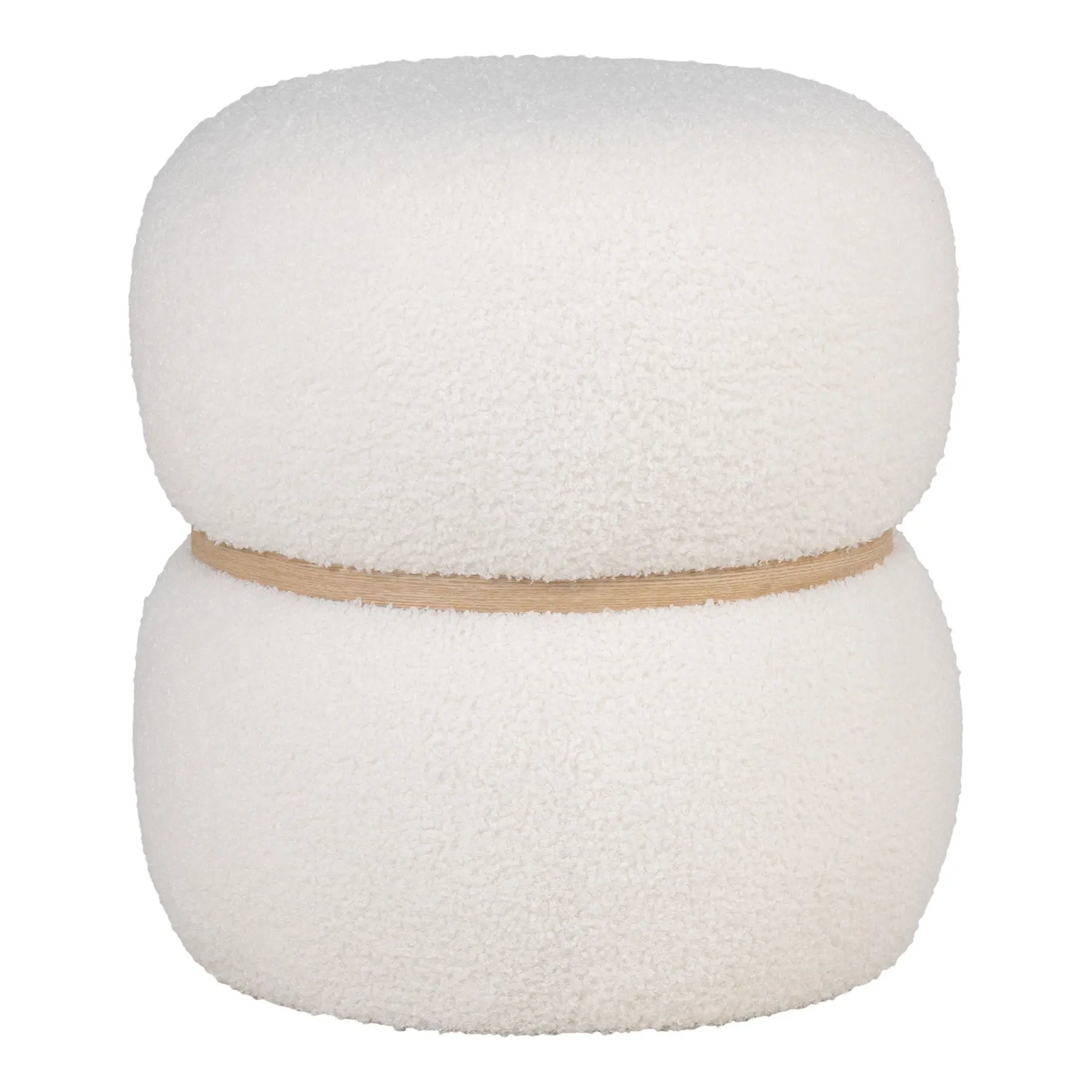 Pouf en bouclé House Nordic Milford