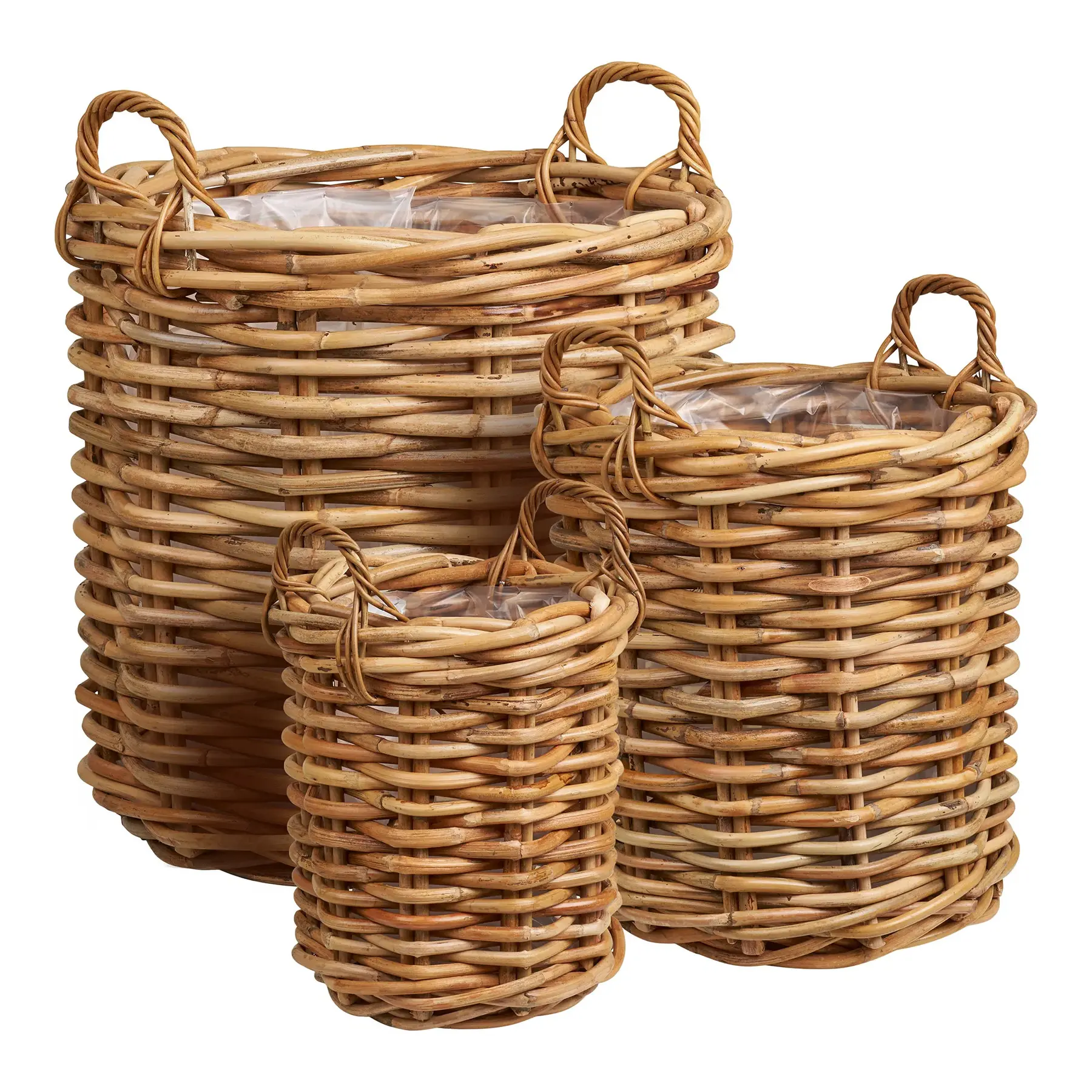 Panier de rangement en rotin House Nordic Burton (x3)