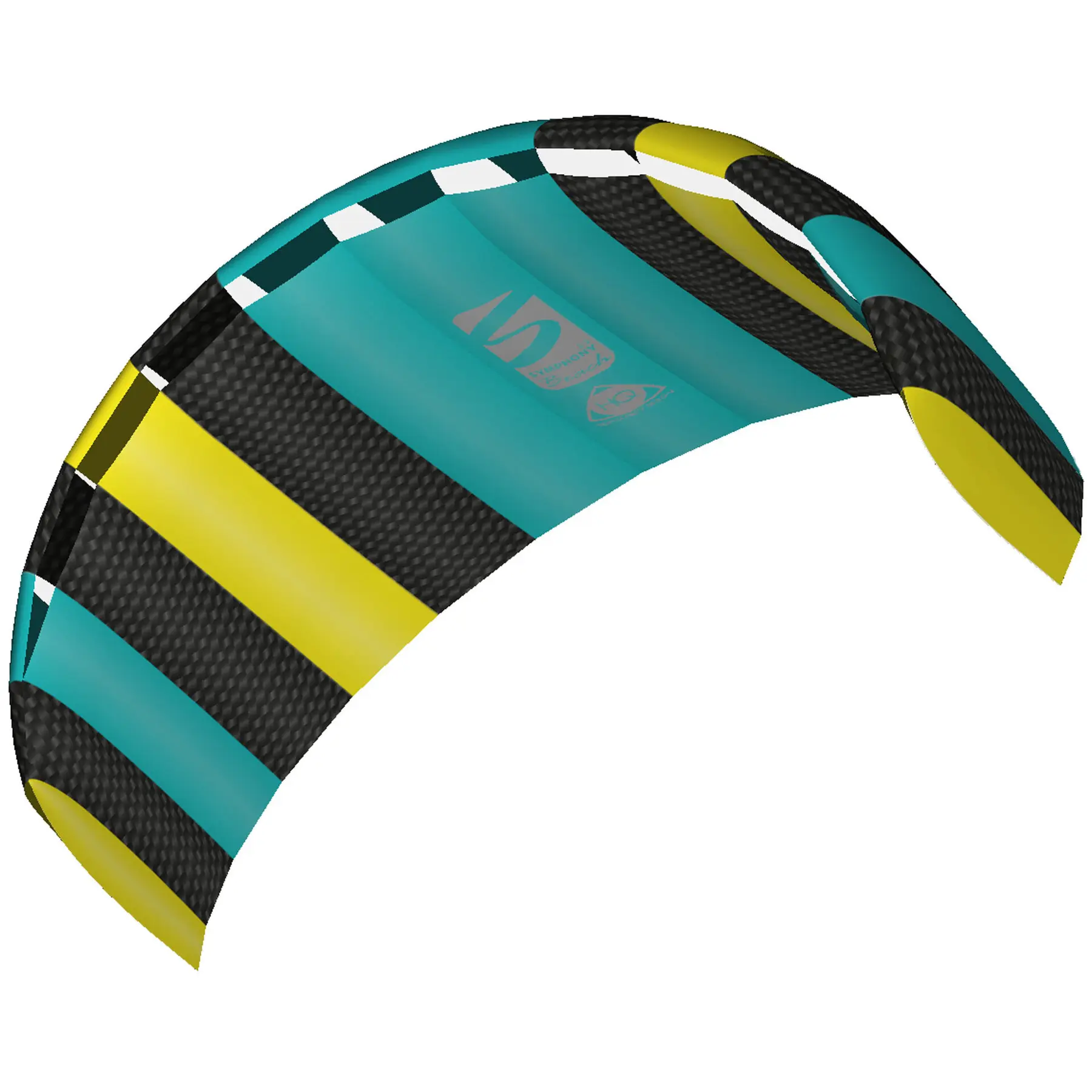 Hq Powerkites Unisex Blau Fertiger Drachen Symphony Beach Iii 2.2
