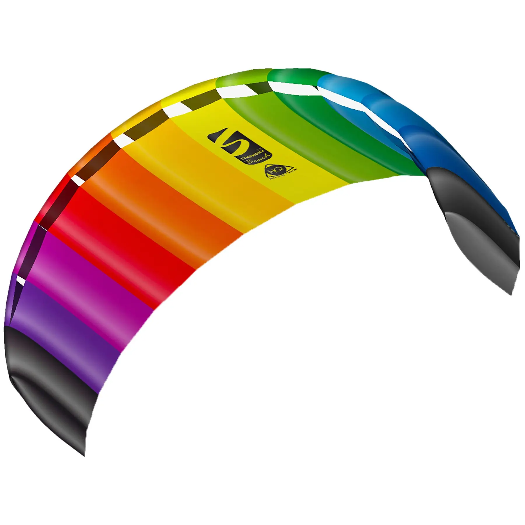 Hq Powerkites Unisex Bunt Fertiger Drachen Symphony Beach Iii 2.5