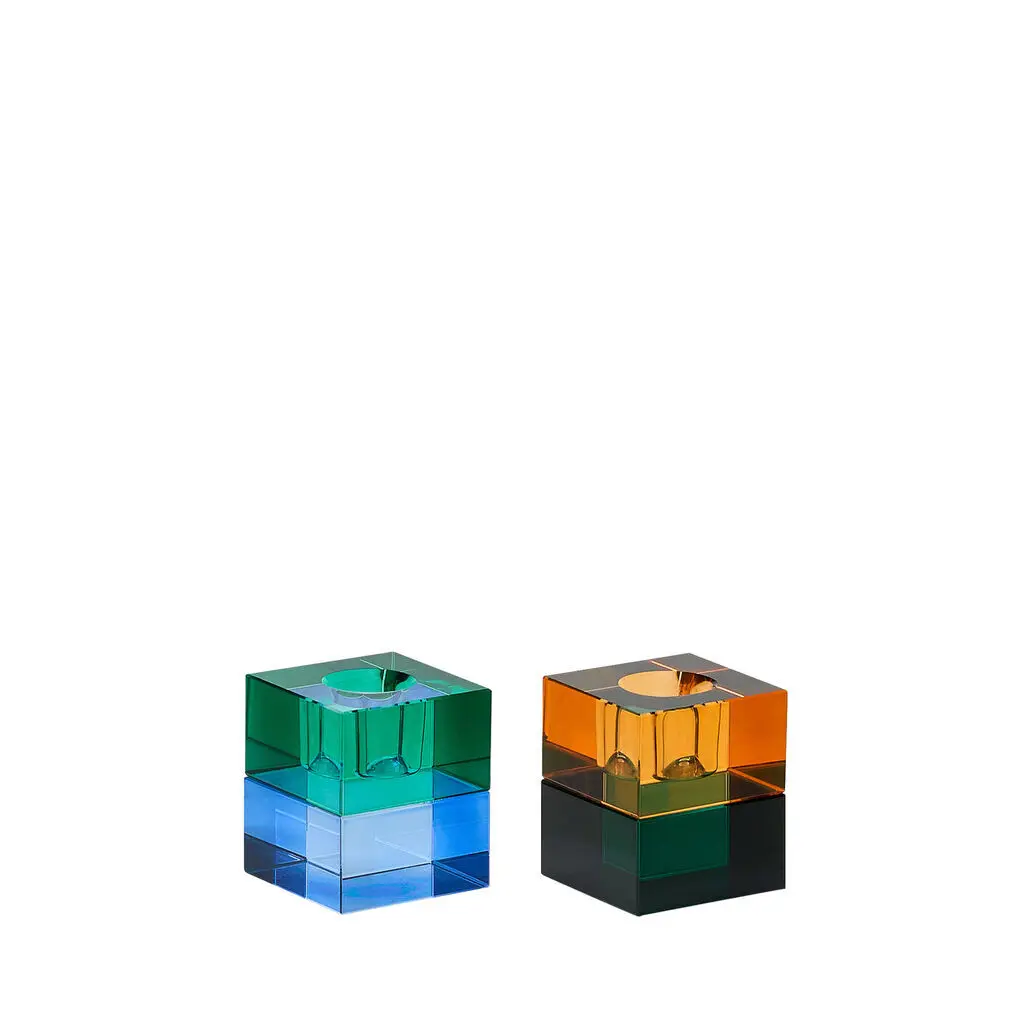 Kerzenhalter Hubsch Interior Block (x2)