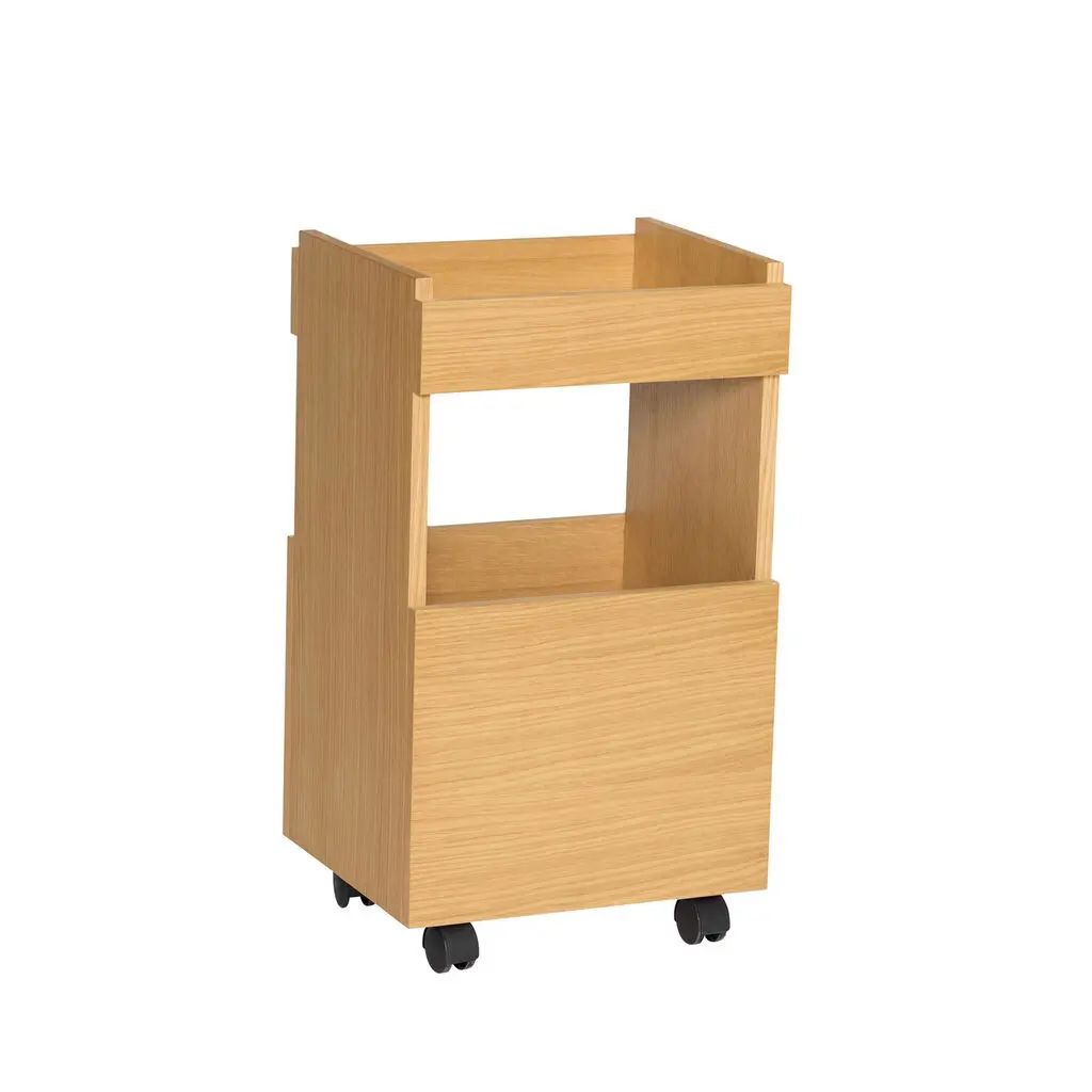 Hübsch Chariot En Bois De Chêne Naturel 40X35x70cm Forma - Image 3