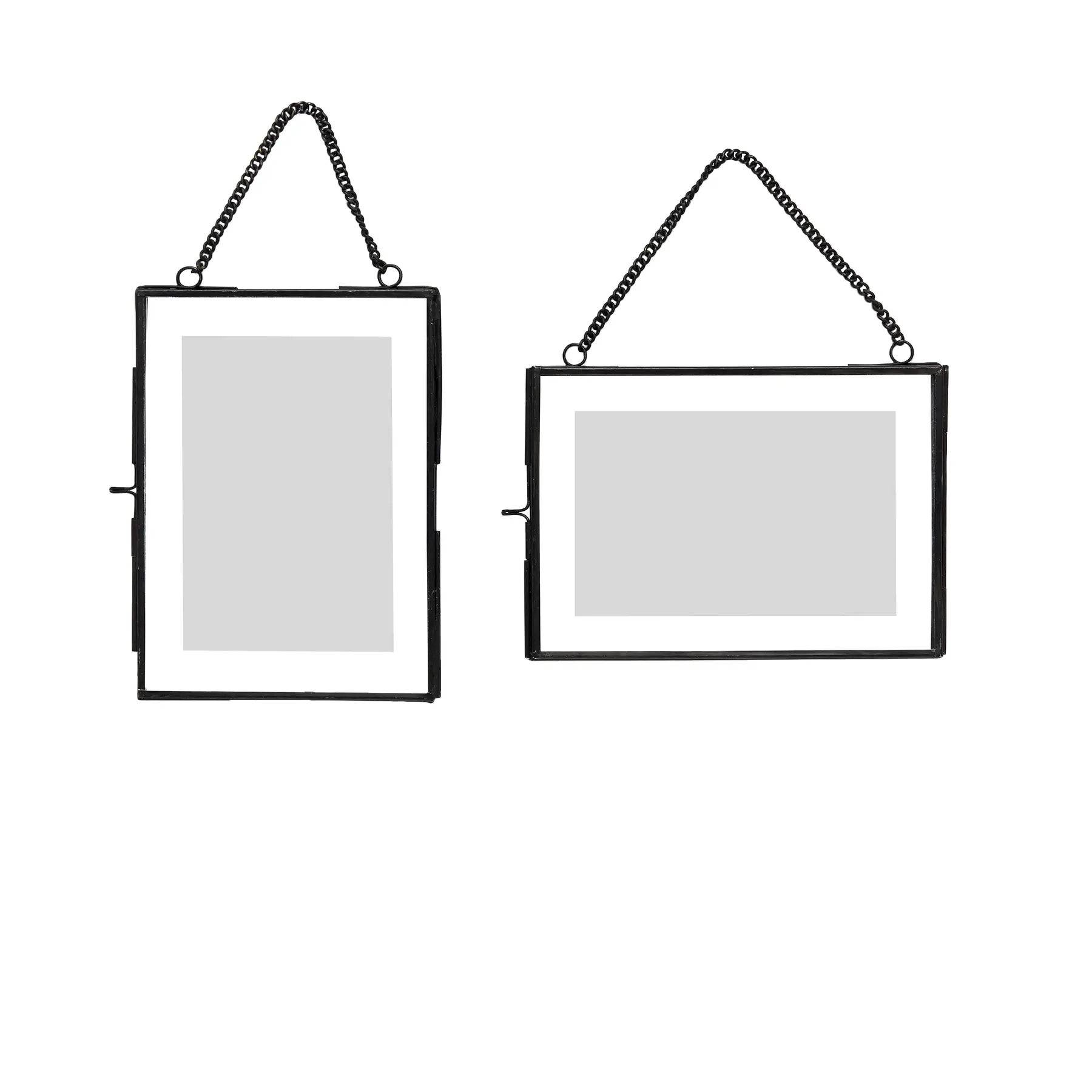 Hubsch Interior Nero Telai A Catena Loft (X2) - Immagine 2