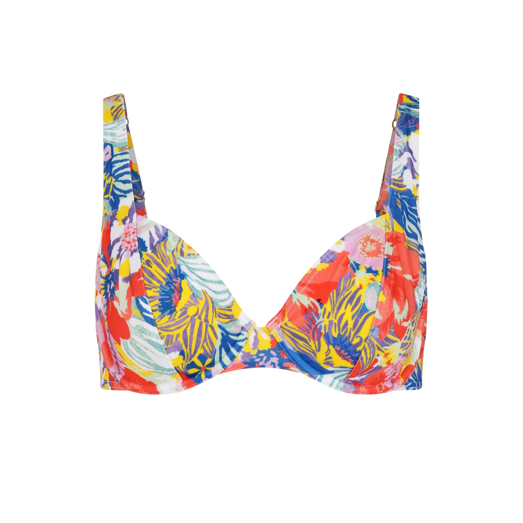 Top da bikini con coppe e ferretti donna Huit Lahaina