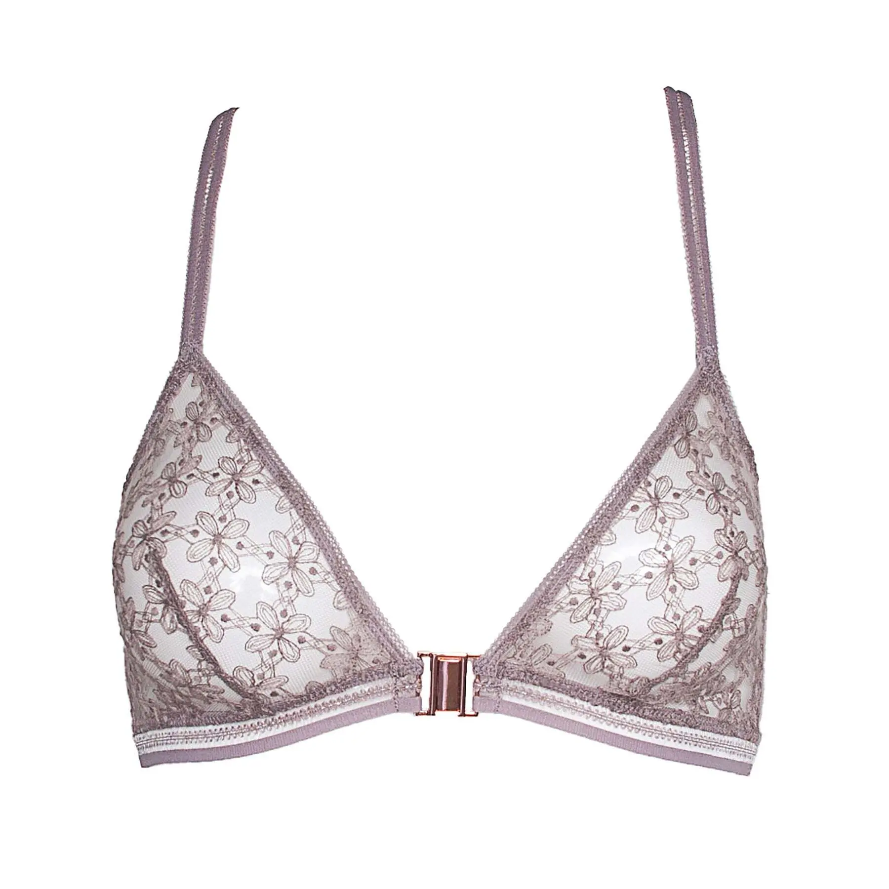 Reggiseno donna con ferretto Huit Café Fleur