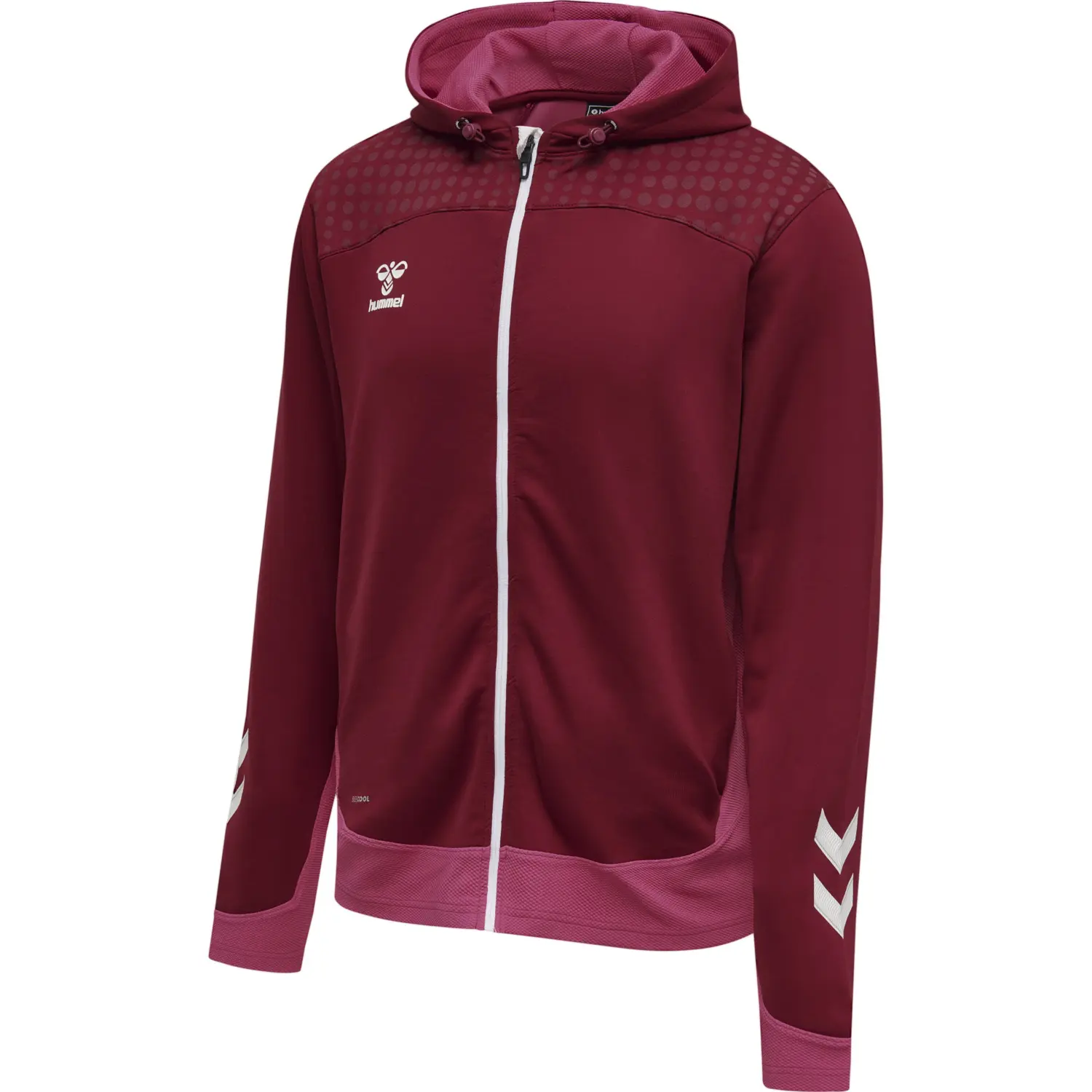 Sweat shirt hummel Sweat à capuche Hmllead Zip Poly Hoodie EU - vue 2