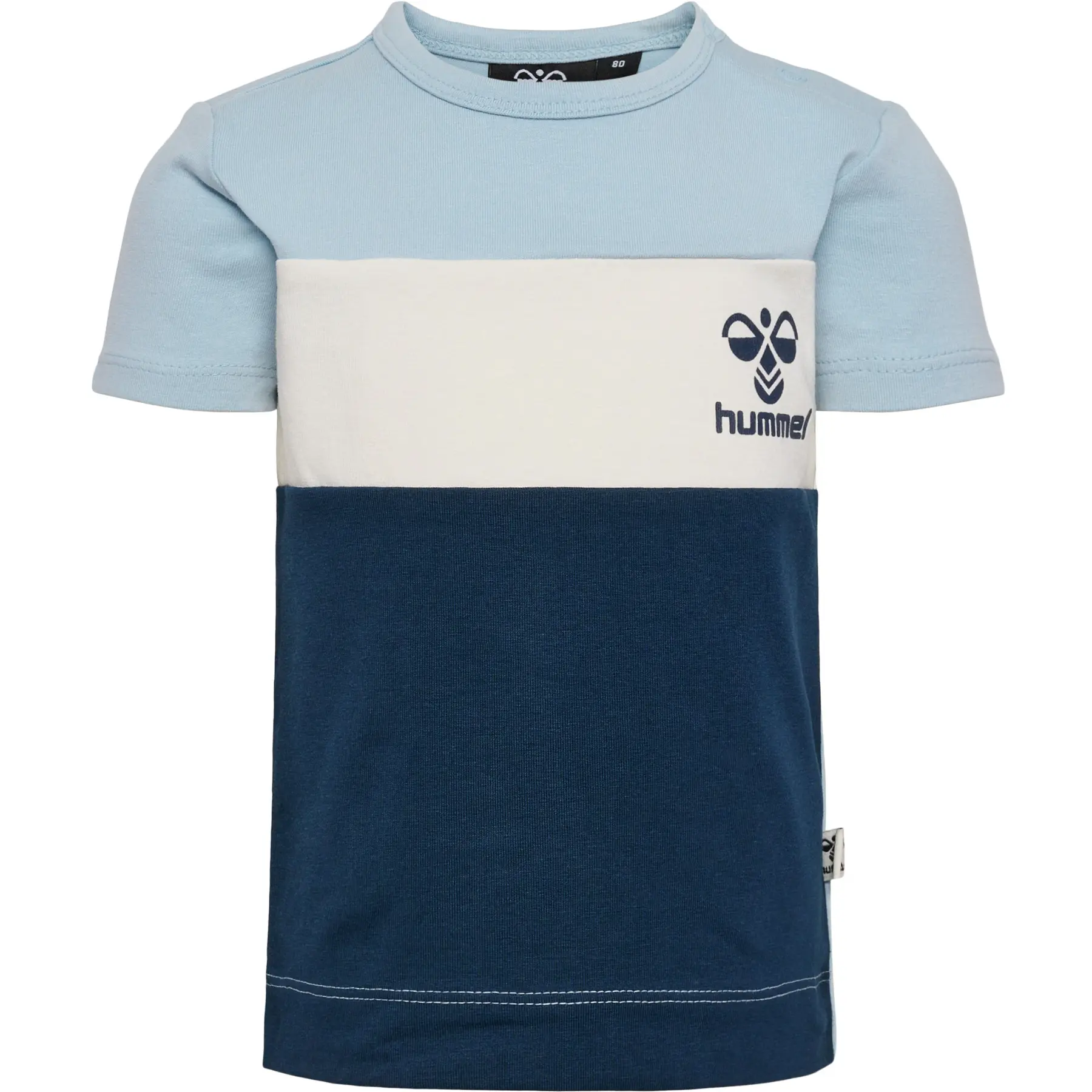 T-Shirt für Babys Hummel Azur Block