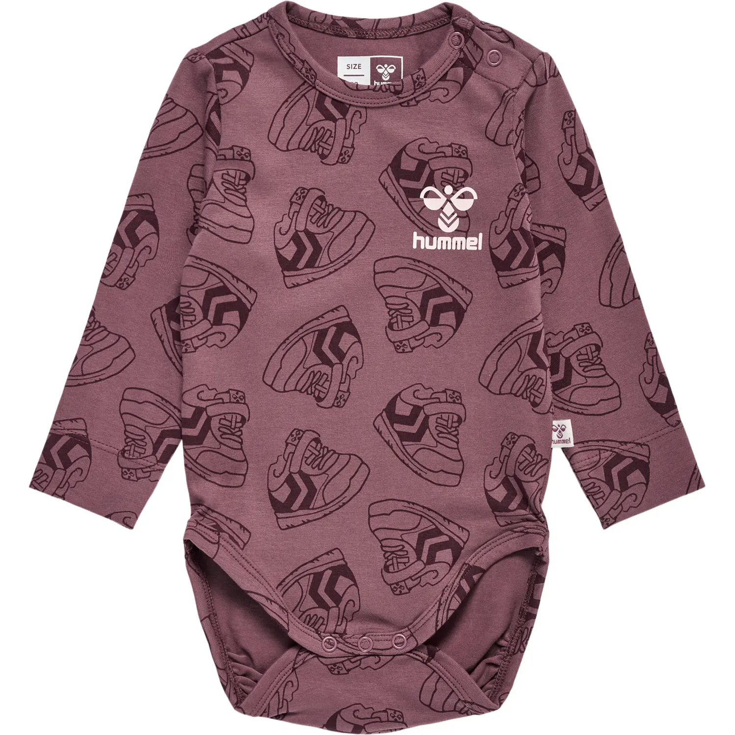 Body manches longues bébé garçon Hummel Sneaker