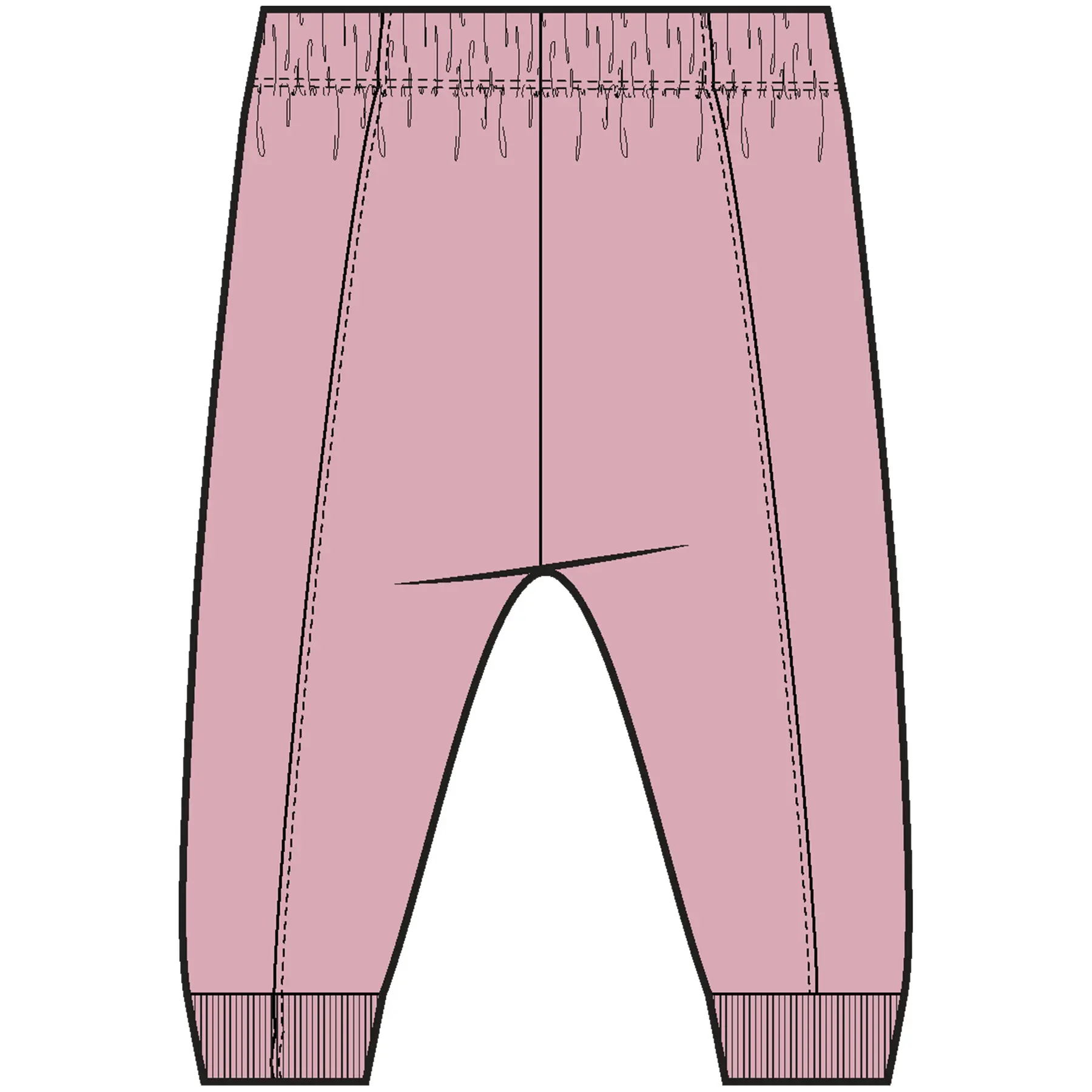 Babypant voor joggen Hummel Mini Regular Pintuck
