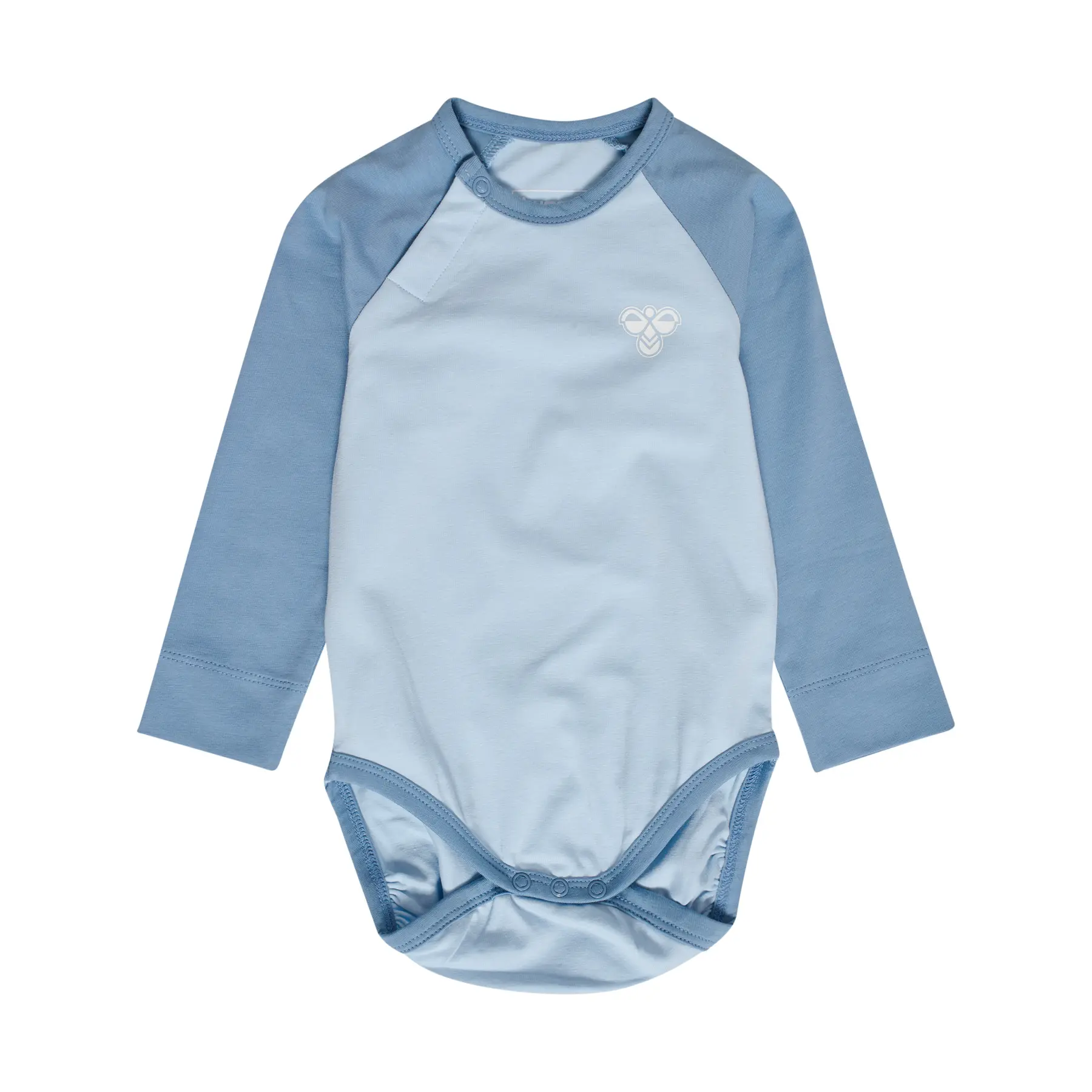 Long Sleeve Mini Raglan Baby Bodysuit Hummel