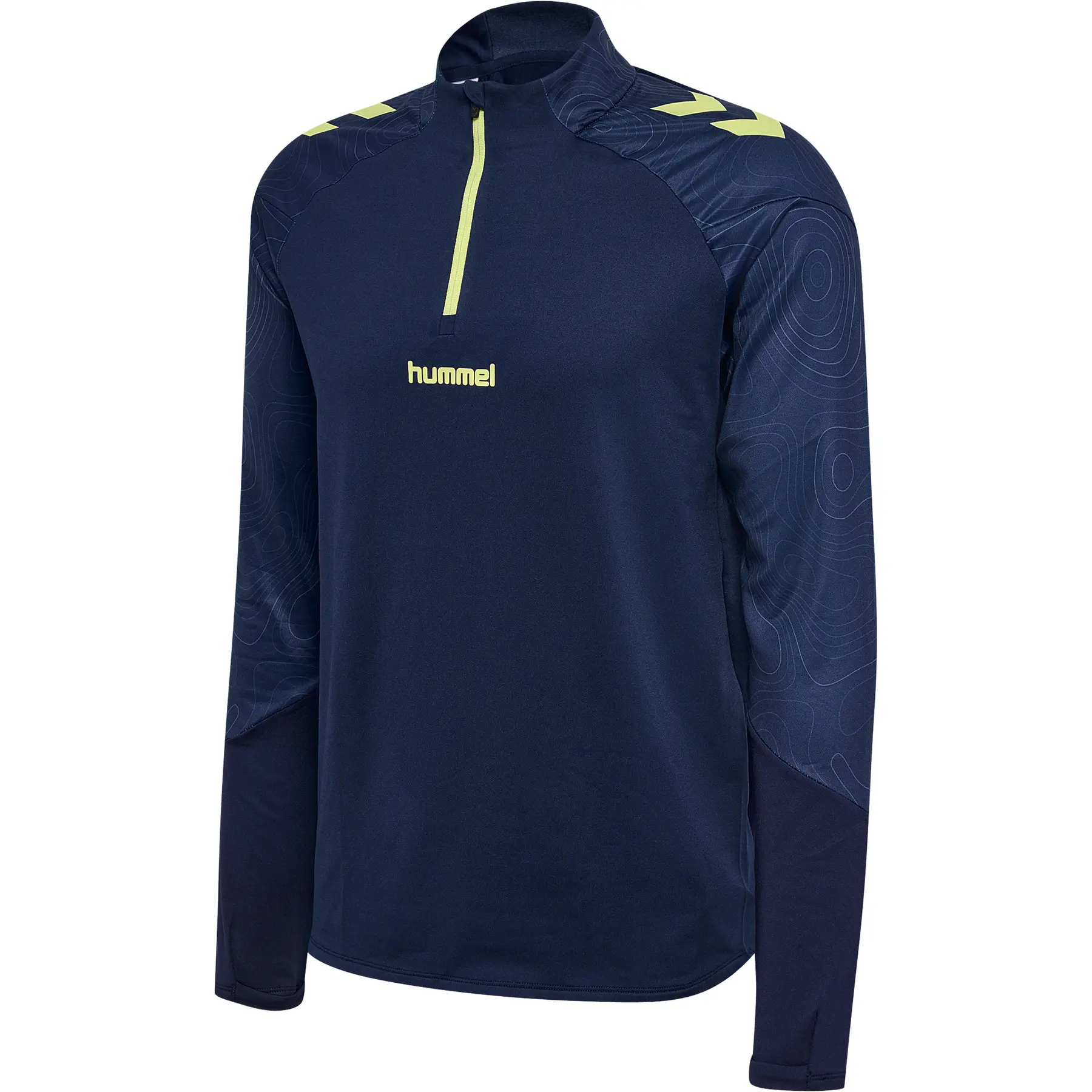 Drill top allenamento con mezza zip Hummel Blaze 2.0