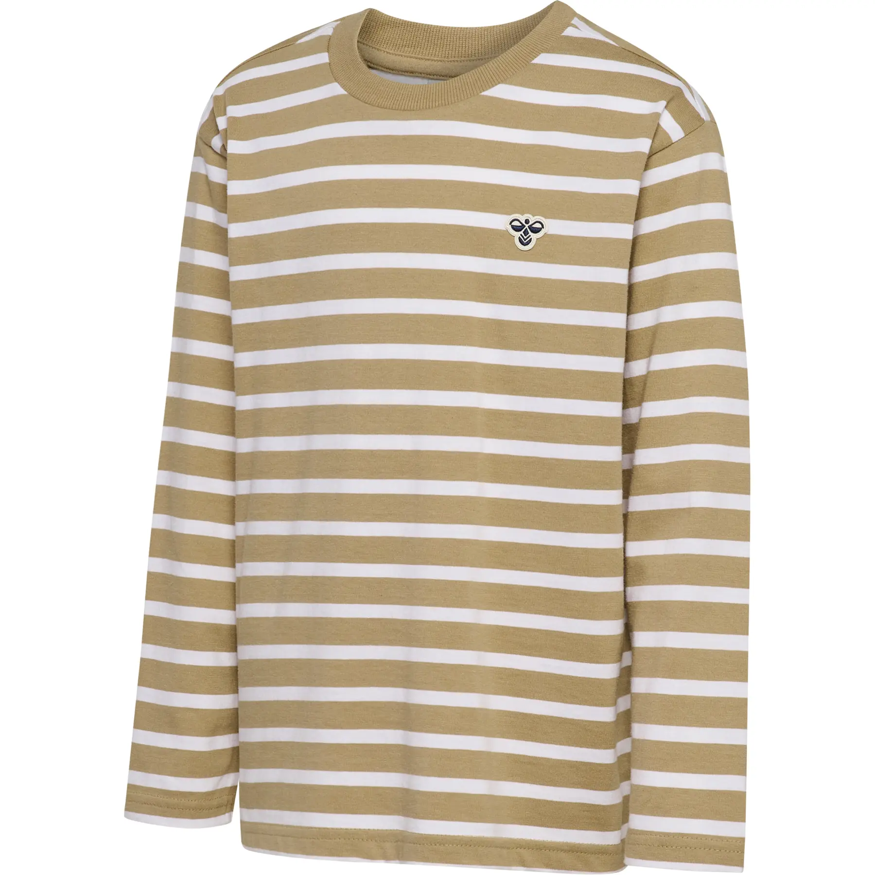 Gestreiftes, locker sitzendes Langarm-T-Shirt für Kinder Hummel