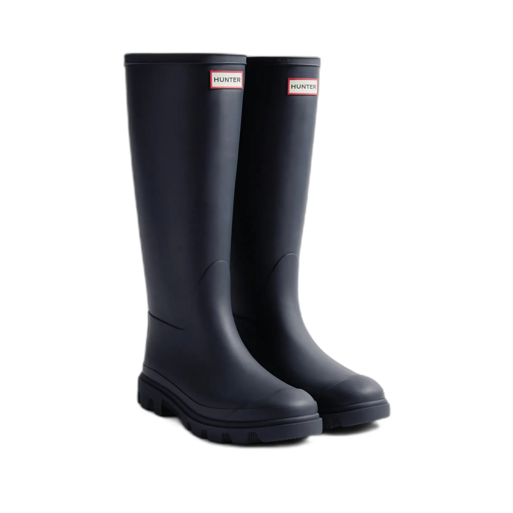 Hunter Women's Navy Downpour Tall Boot In | : Size 4 - Image 8