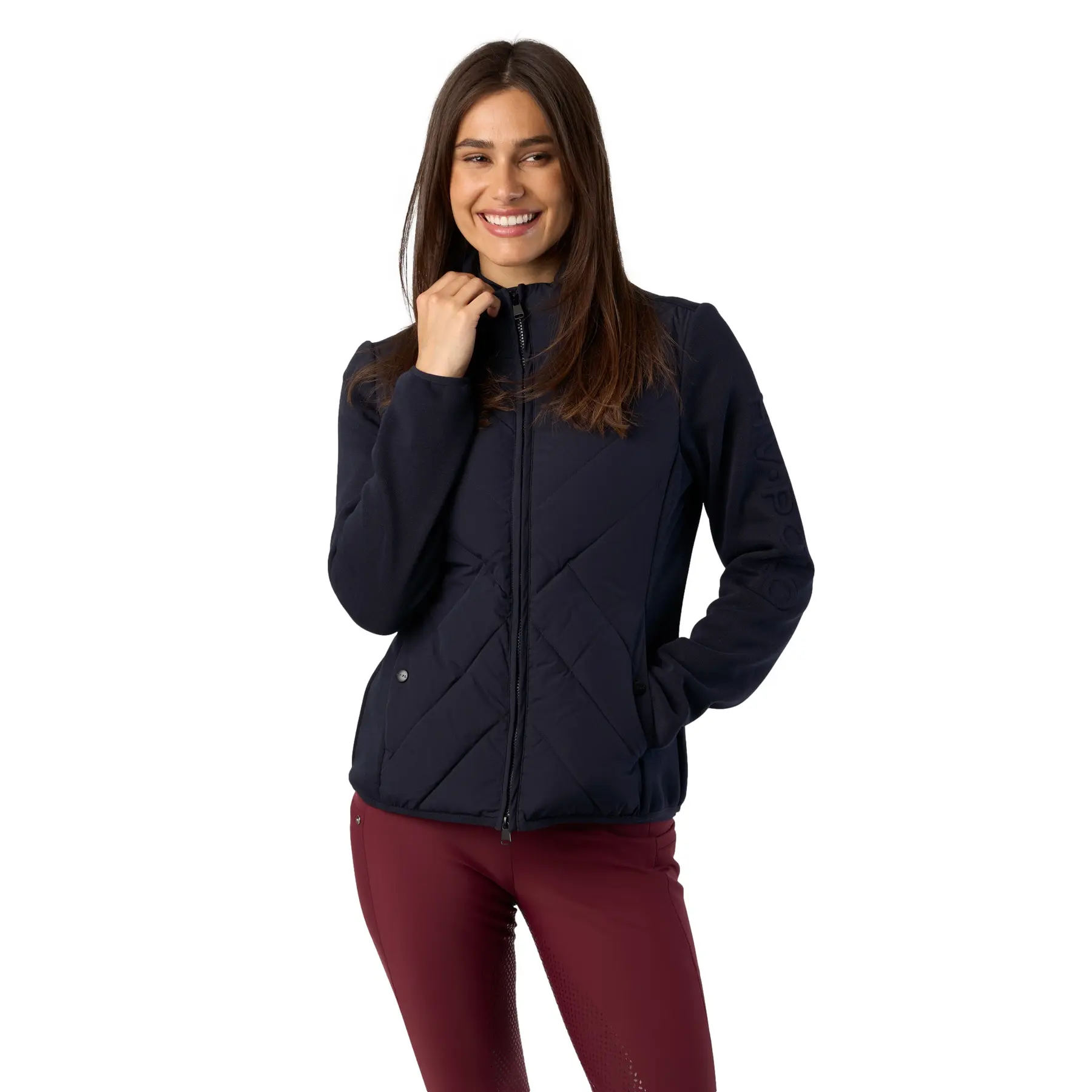 Damen Steppreiterjacke HV Polo Orchid