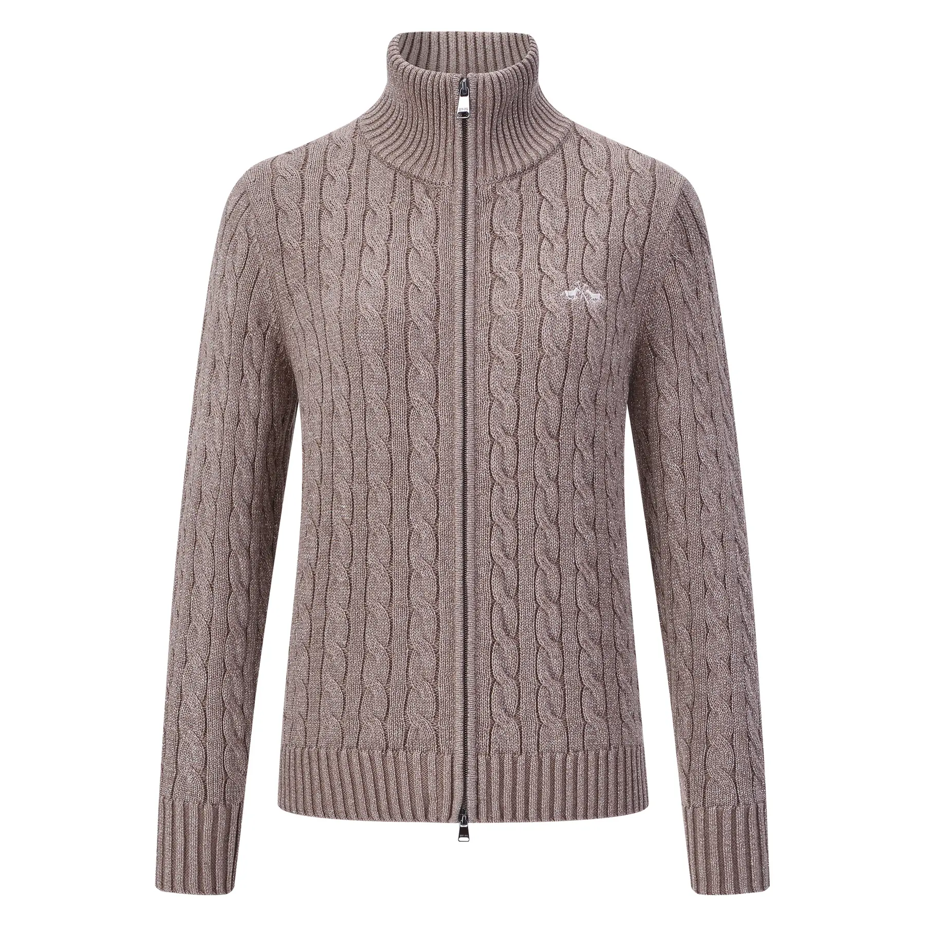 Cardigan en maille torsadée femme HV Polo Jade