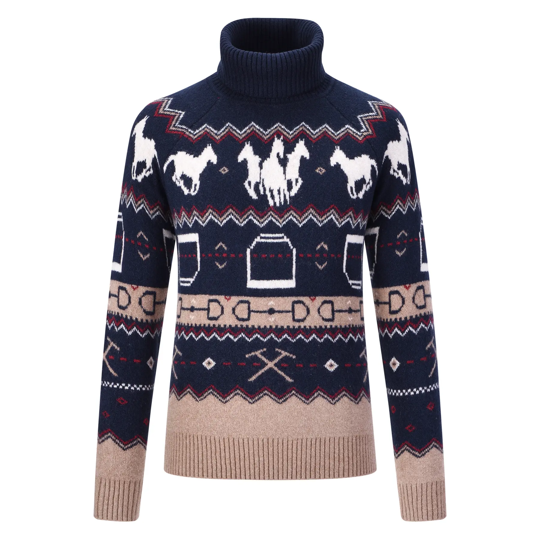 Strickpullover mit Muster für Damen HV Polo Every