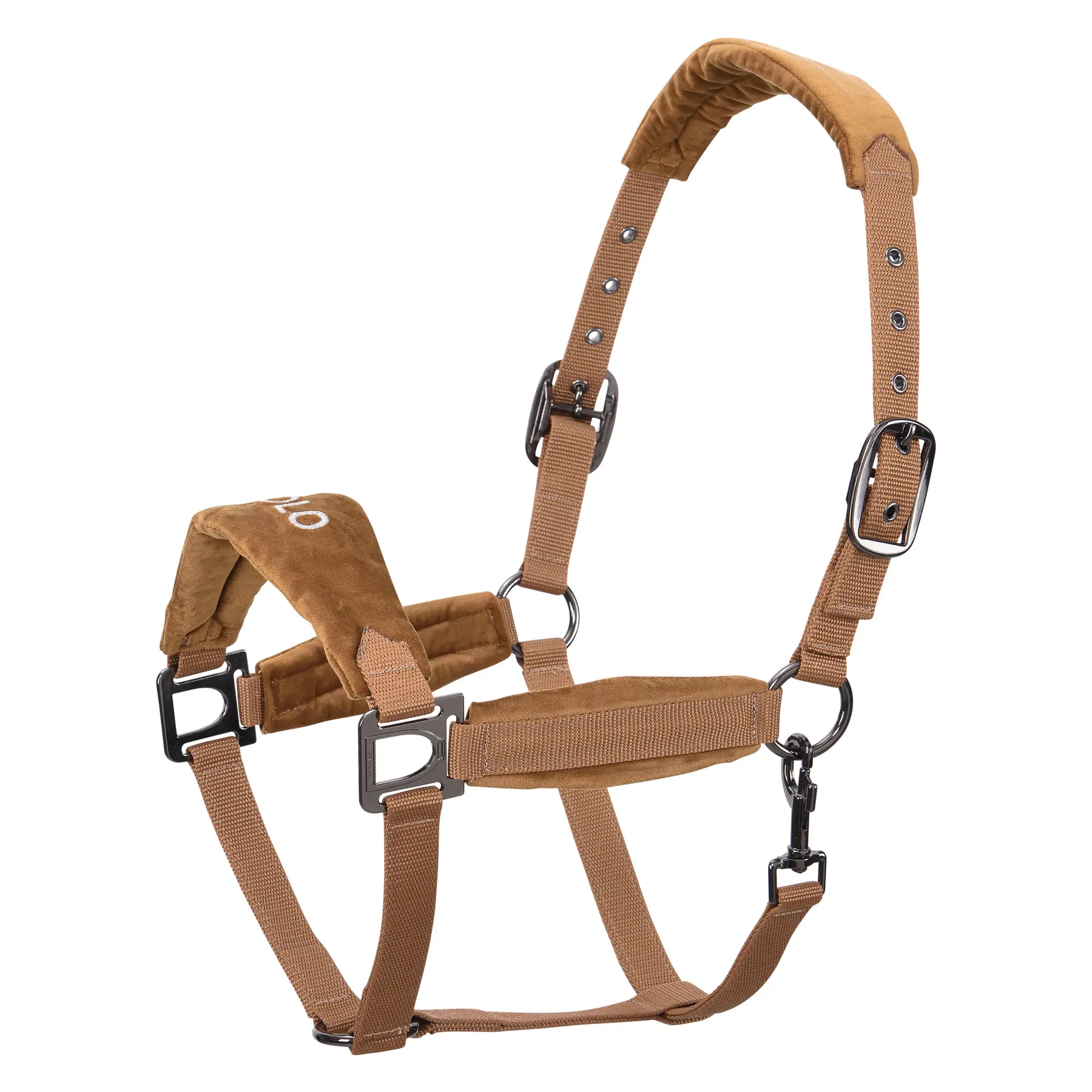 Nylon horse halter HV Polo Luxury