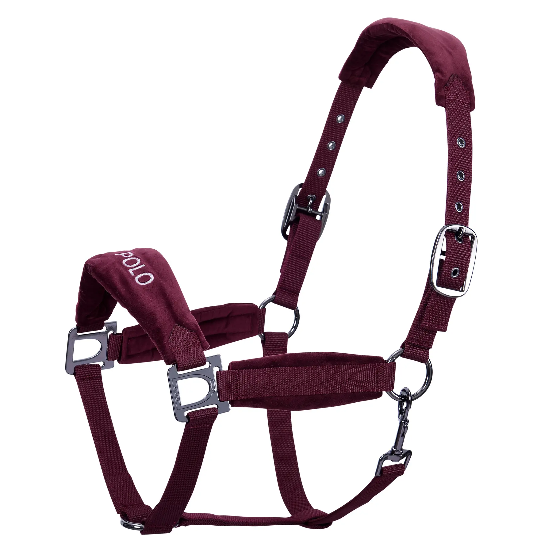 Licol pour cheval en nylon HV Polo Luxury