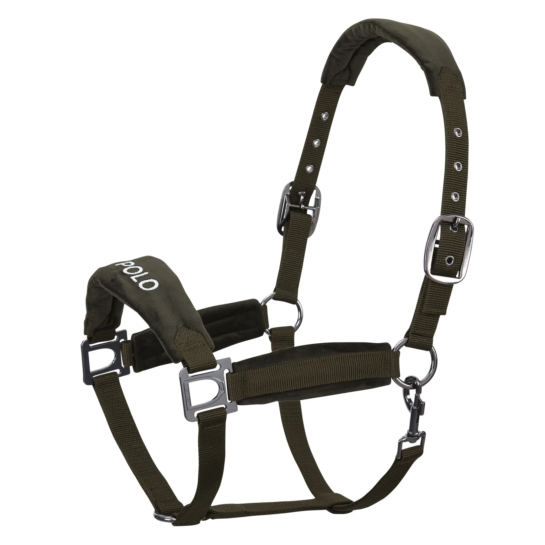 Nylon horse halter HV Polo Luxury