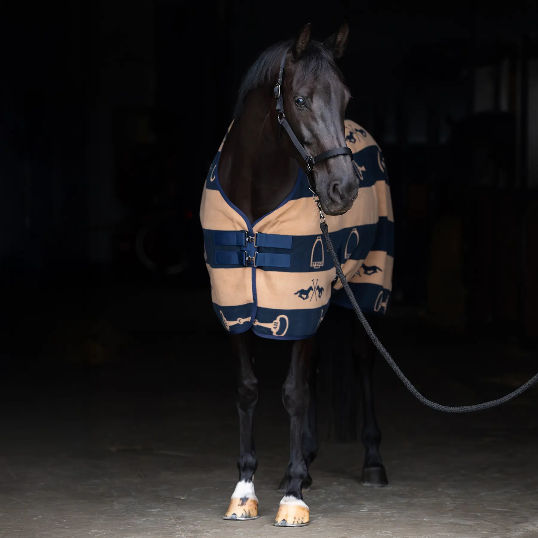 Couverture polaire pour cheval imprimé HV Polo Gwenny
