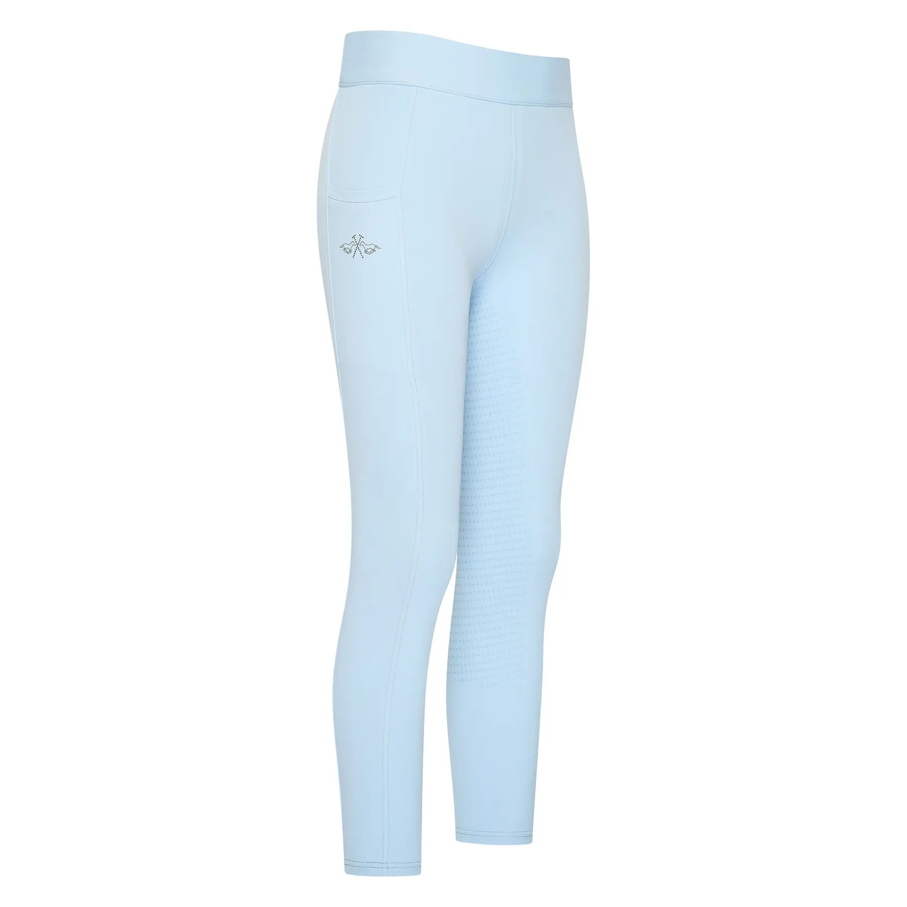Pantaloni da equitazione full grip per bambina HV Polo Lotte