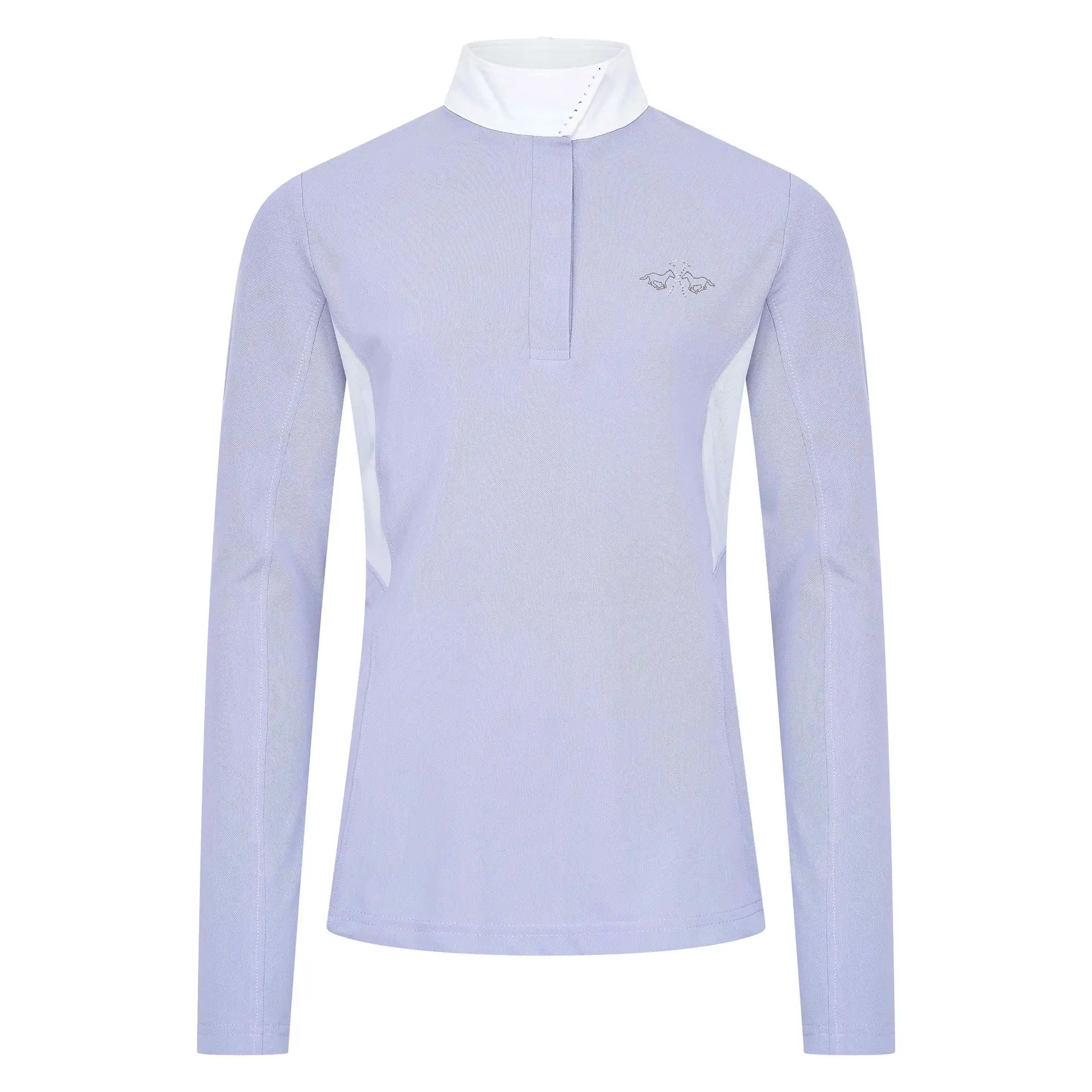 Long-sleeved competition polo for girls HV Polo Laura