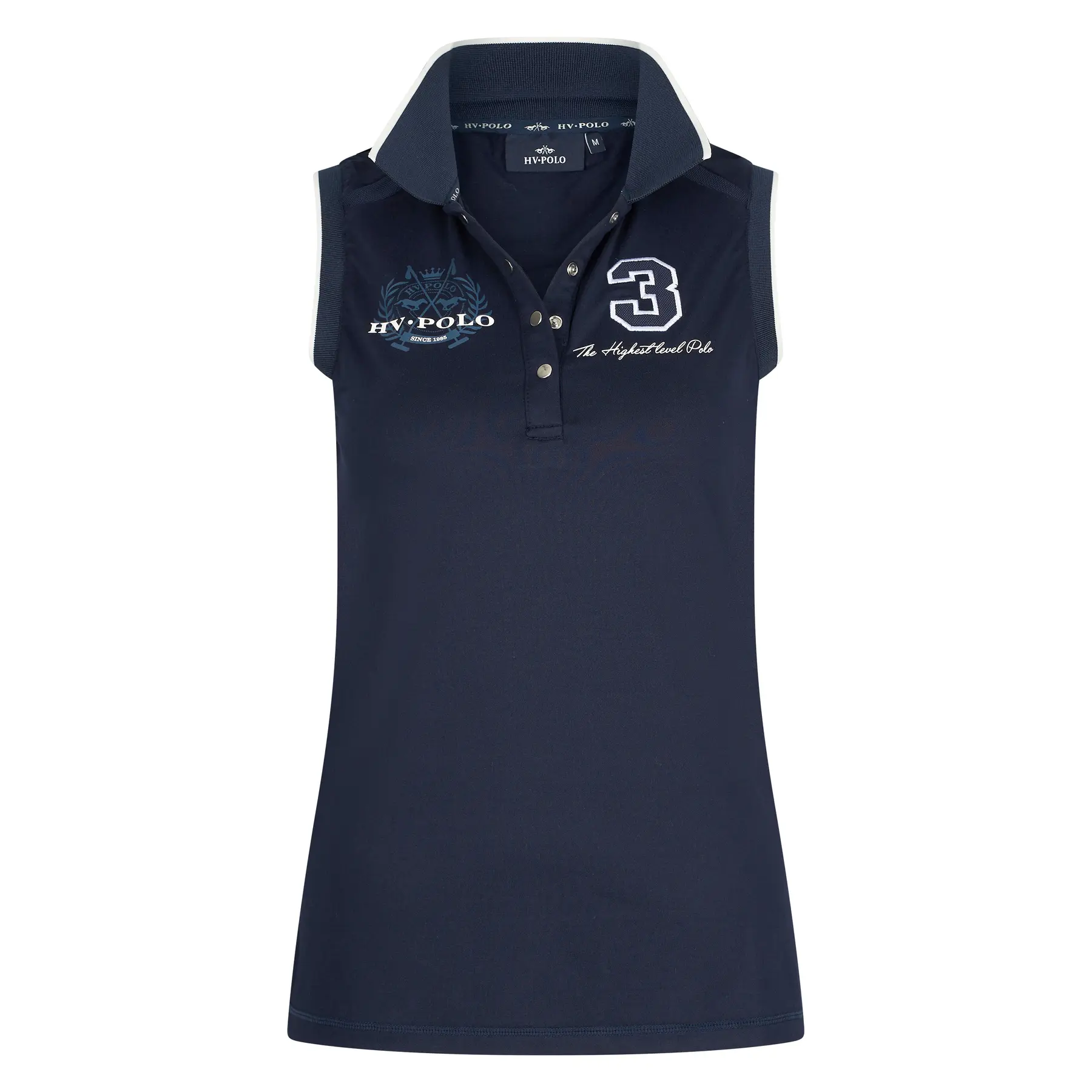 Polo da equitazione senza maniche da donna HV Polo Favouritas Tech