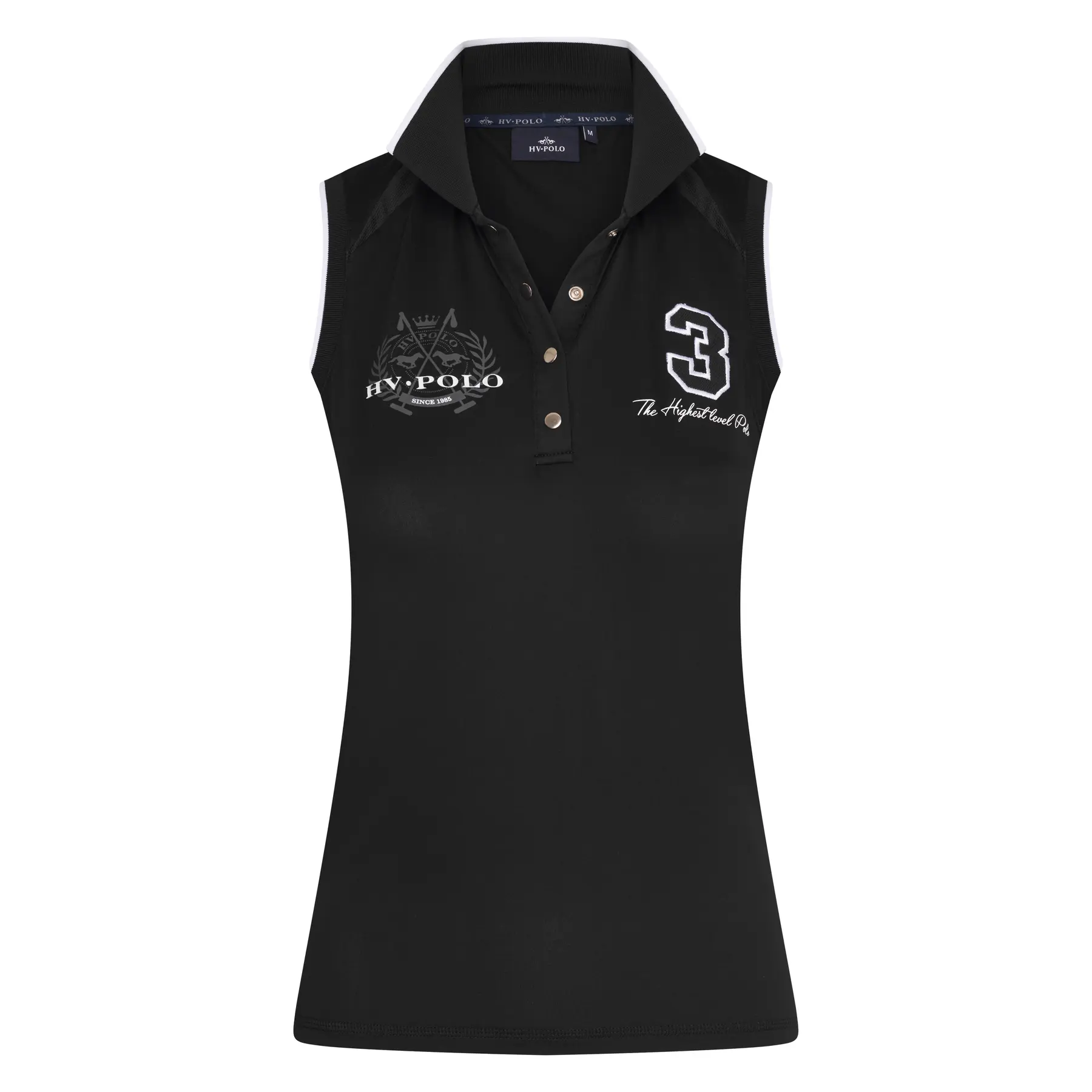 Polo da equitazione senza maniche da donna HV Polo Favouritas Tech