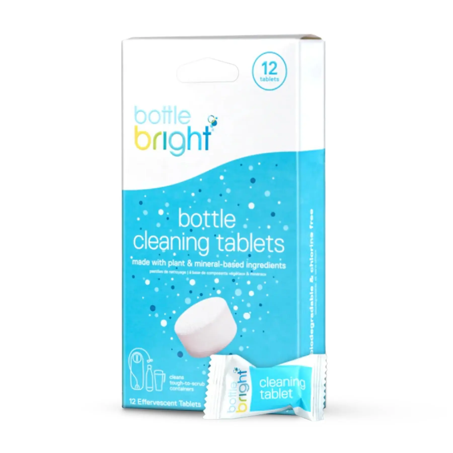 Pastiglia di pulizia Hydrapak Bottle Bright (x12)