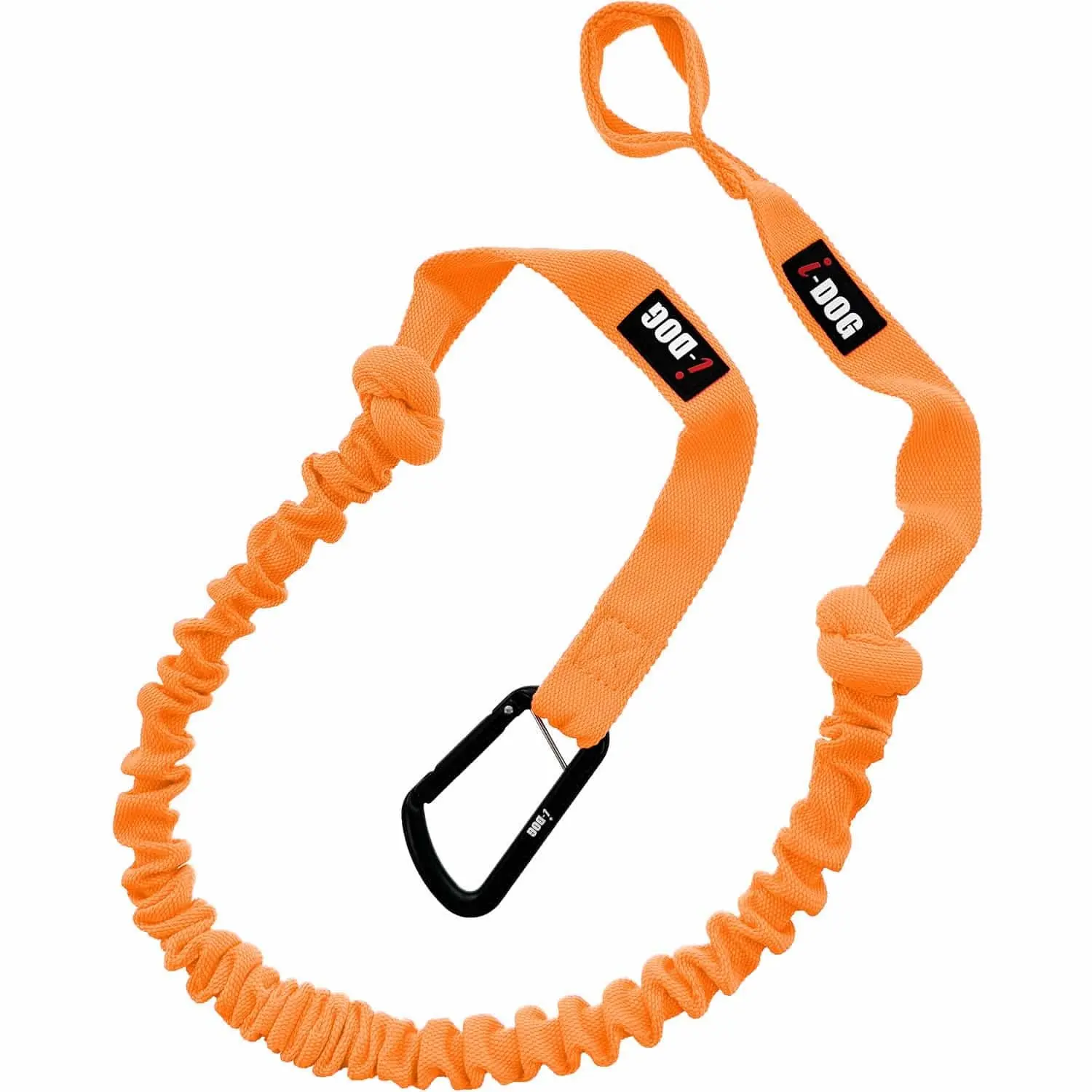Lunga di trazione moschettone in alluminio I-DOG Canicross One