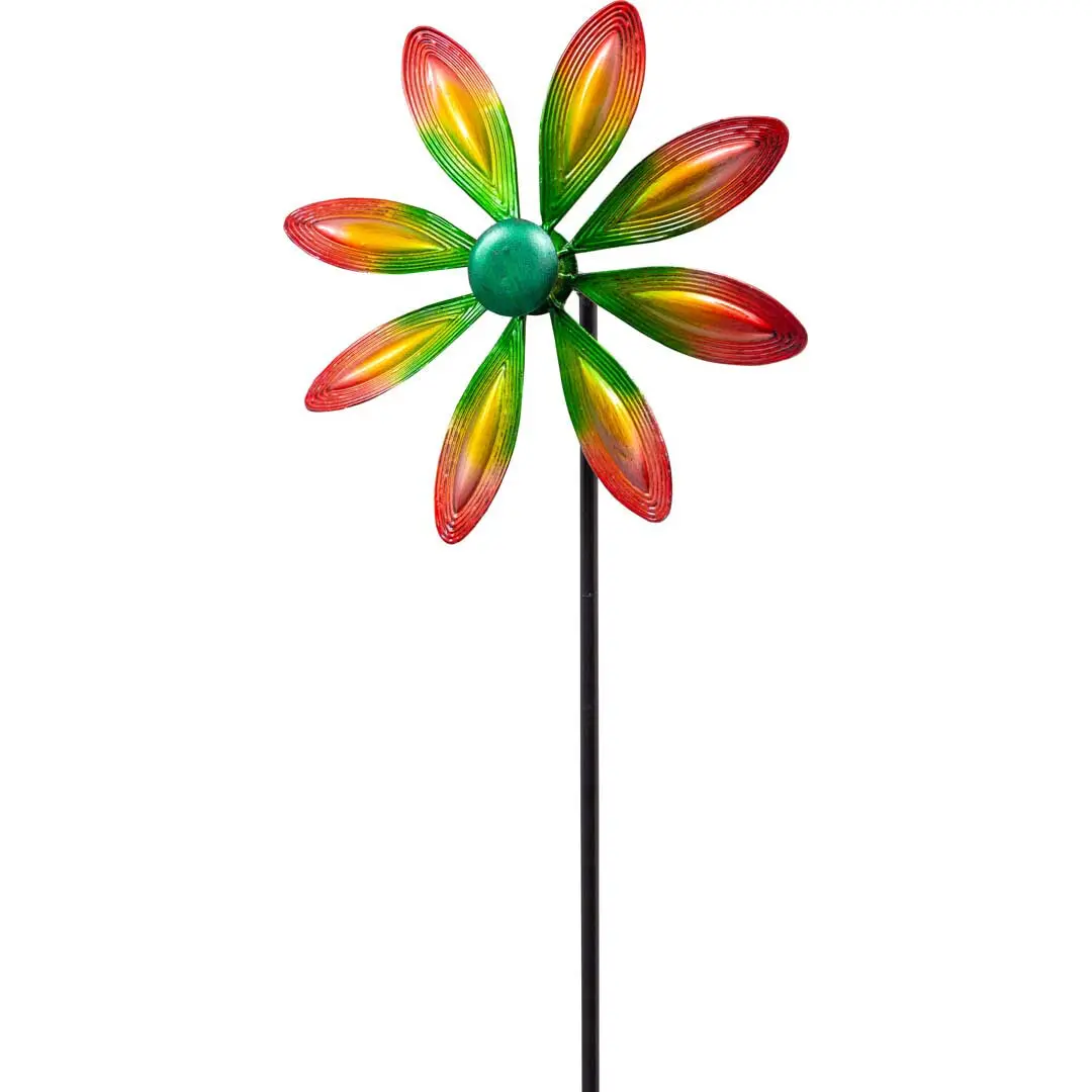 Icare Distribution Bunt Einfache Metallblume Wetterfahne