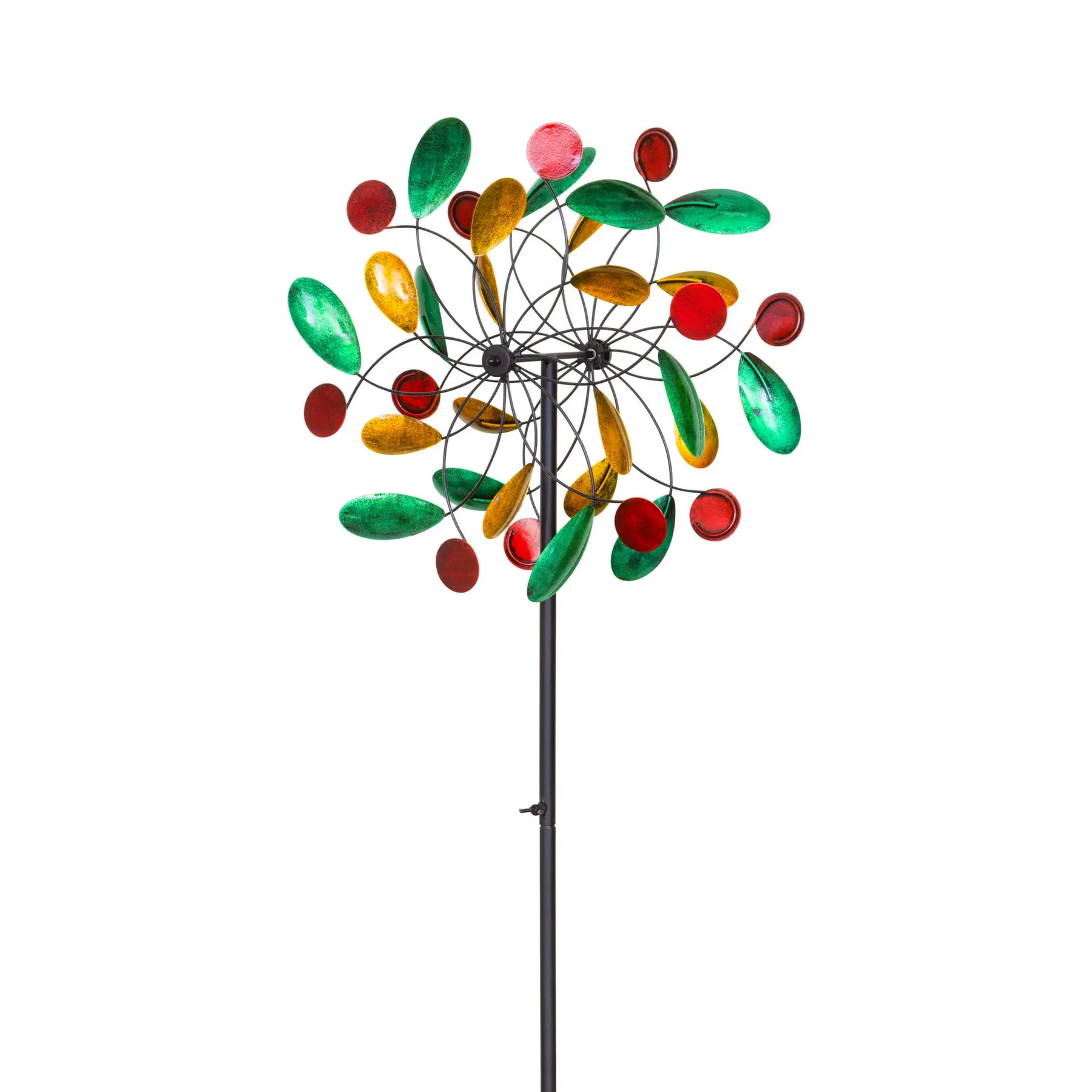 Icare Distribution Bunt Wetterfahne Wetterfahne Metal Paddle Double Roue
