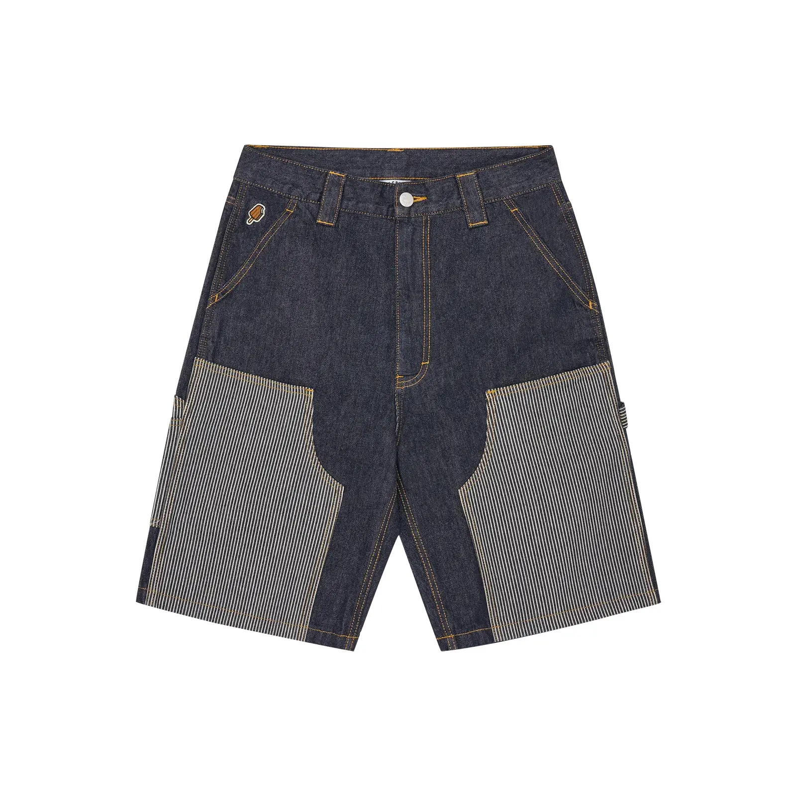 Denim Shorts Icecream Hickory Panel
