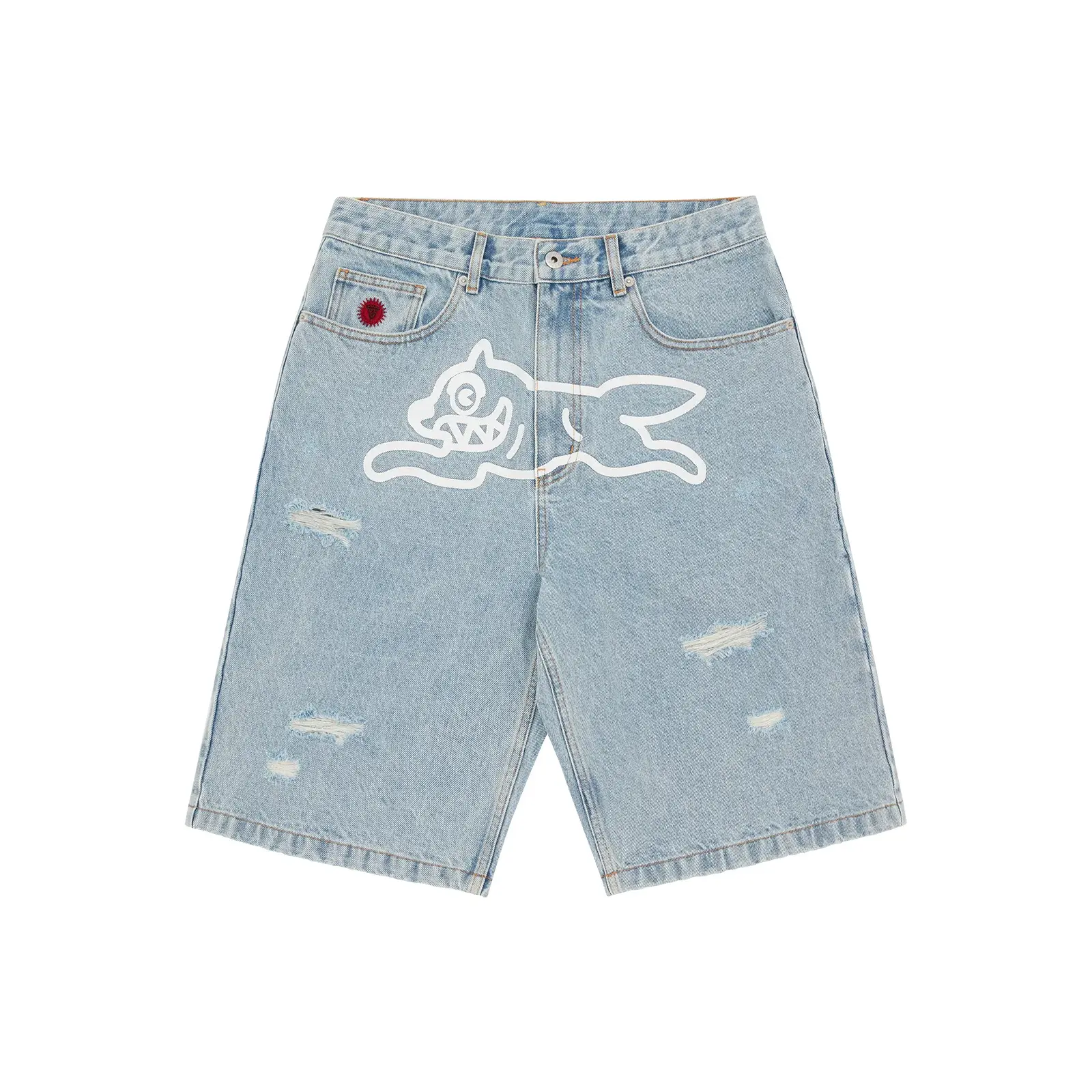 Shorts di jeans Icecream Running Dog