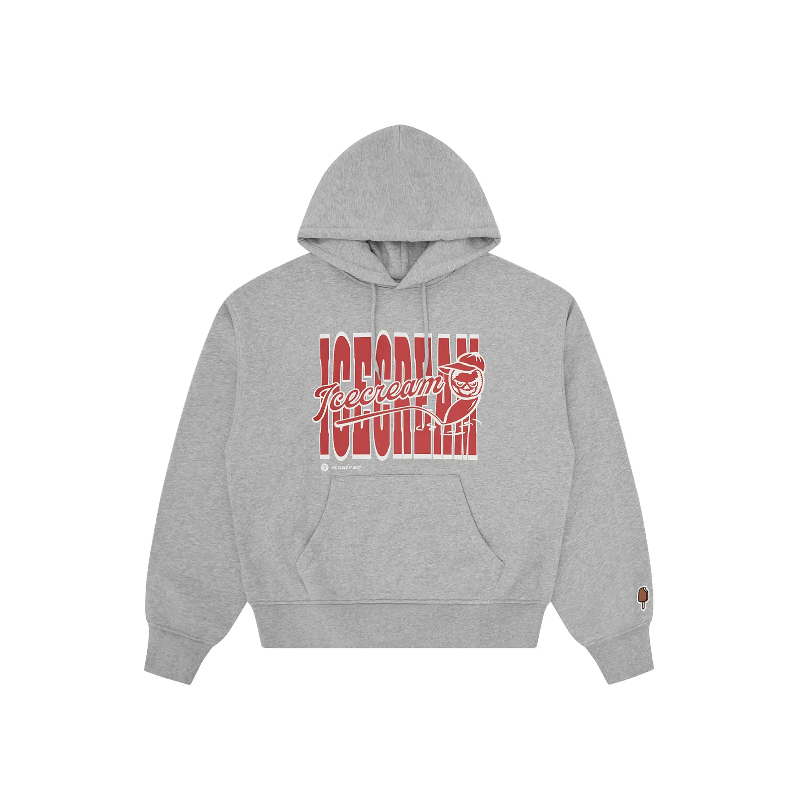 Hoodie Icecream Popover Oversized Cherry