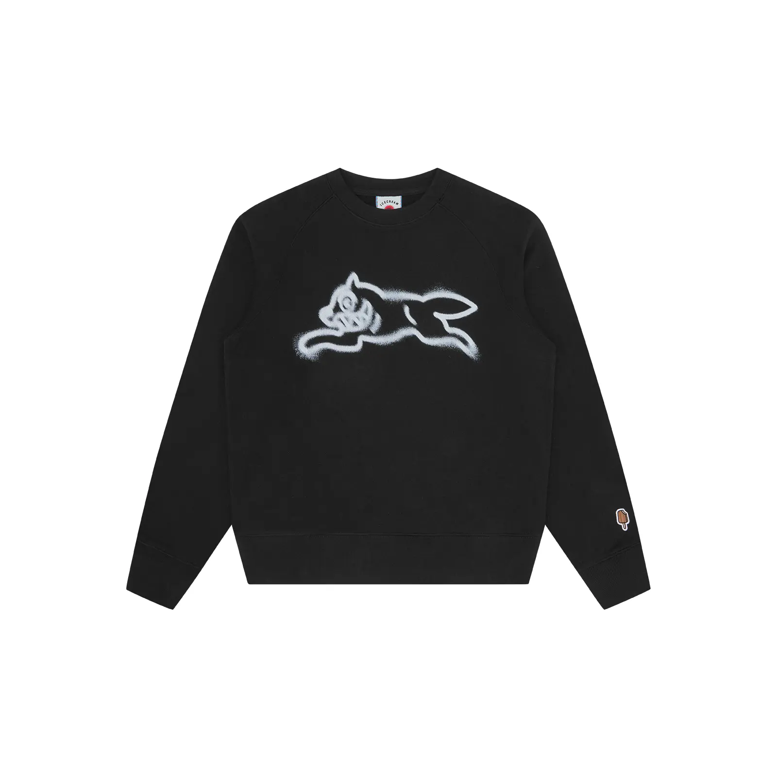 Sweatshirt mit Rundhalsausschnitt Icecream Spray Paint Dog