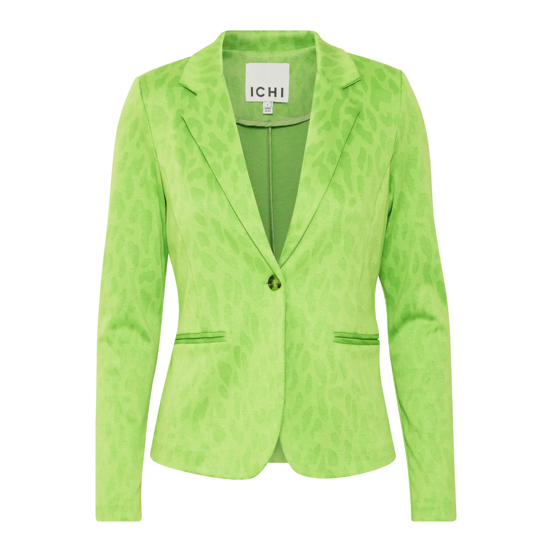 Blazer leopard jacquard donna Ichi Ihkate