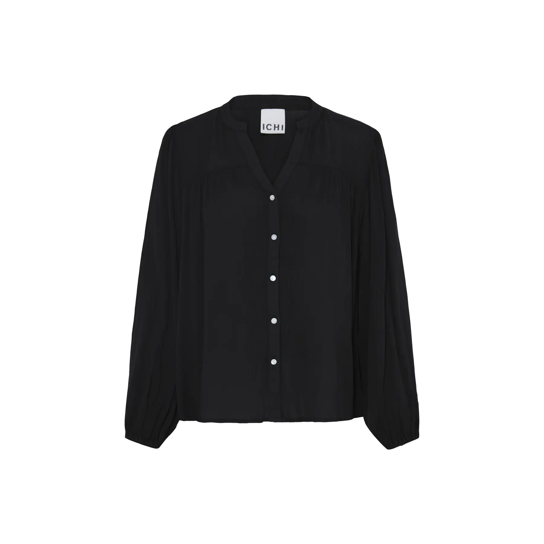 Ichi Women's Noir Woman's Shirt Marrakech So 5