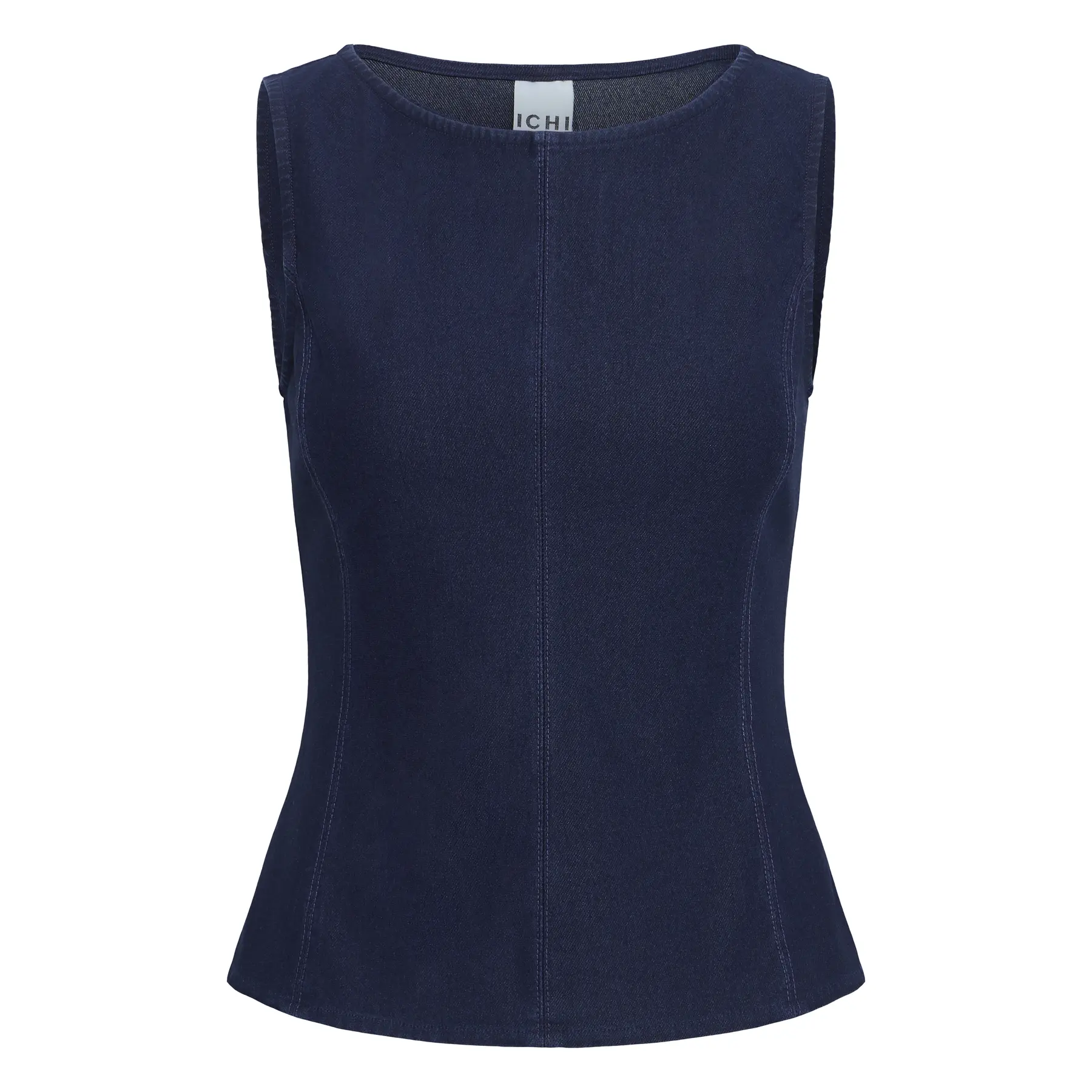 T-shirt in denim da donna Ichi Kate