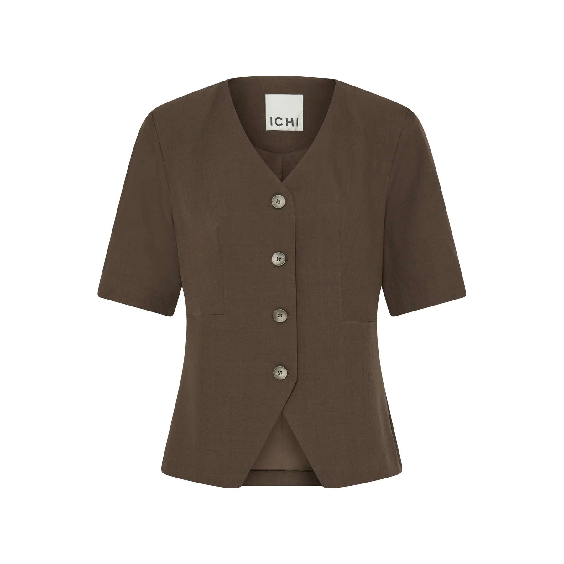 Ichi Women's Marron Blouse Fava