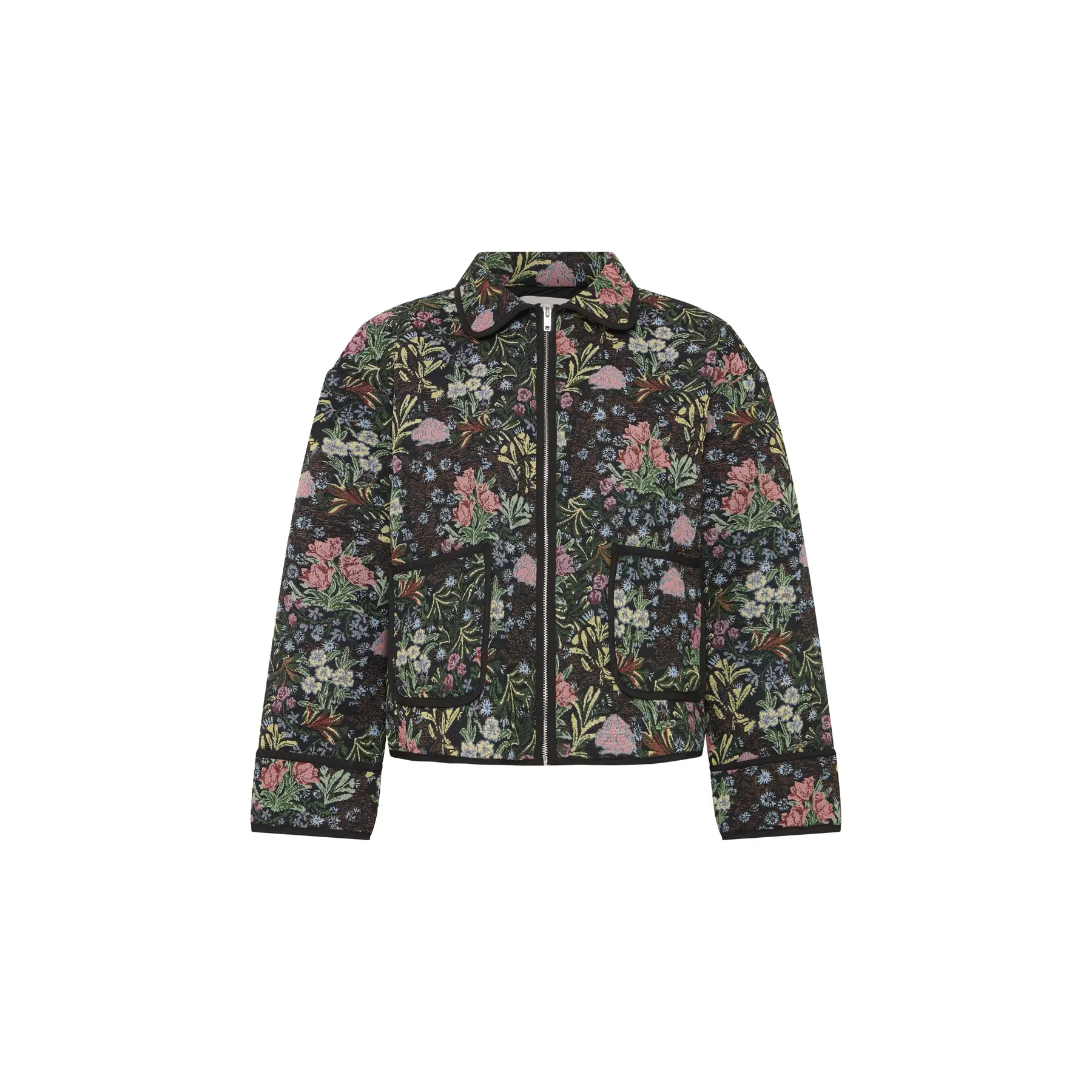 VAN GRAAF Ichi Damen Schwarz Jacke Ihhulina Rosa, Größe 40 - Bild 4