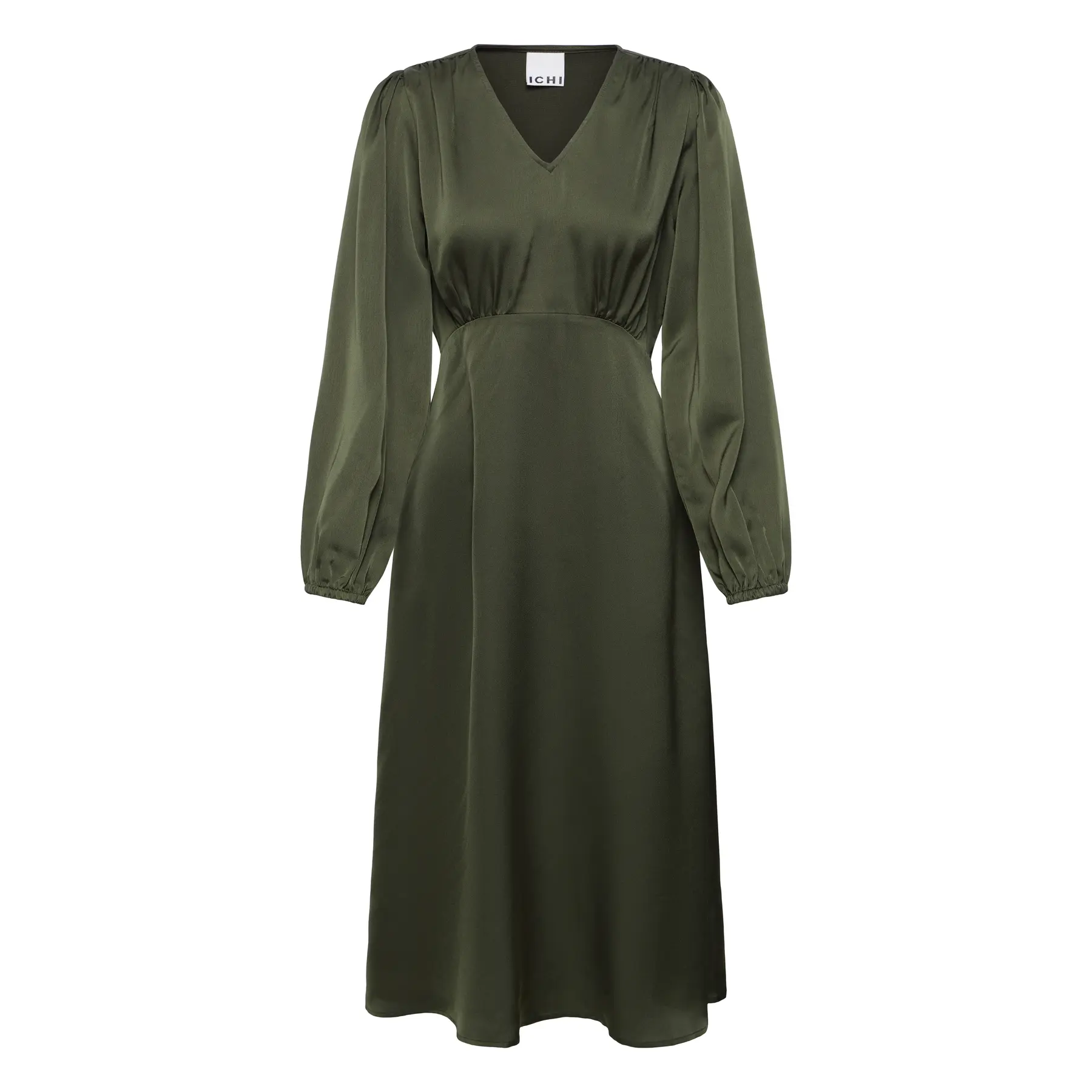 Kleid mit langen Ärmeln, Damen Ichi Ihstormy